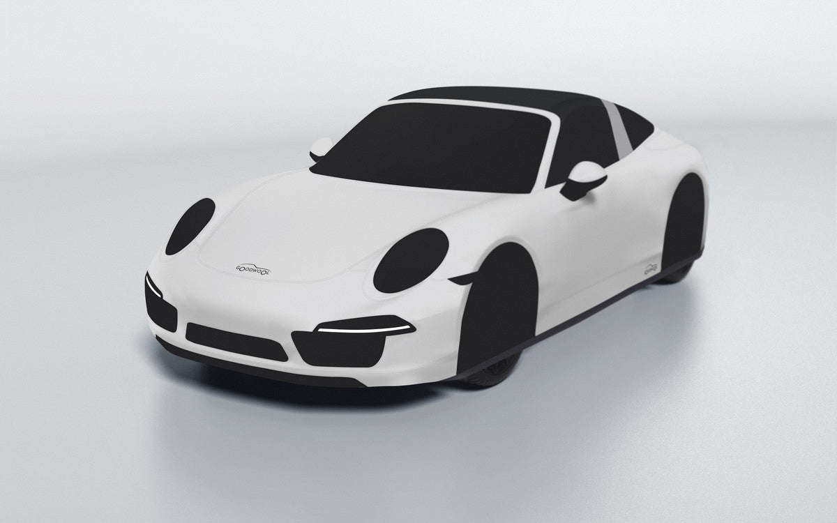 Goodwool tailor-made car cover for Porsche 911 (991.1) Targa 4S — Grey 710