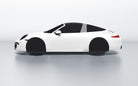 Goodwool tailor-made car cover for Porsche 911 (991.1) Targa 4 — White 010