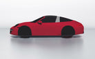 Goodwool tailor-made car cover for Porsche 911 (991.1) Targa 4 — Red 130