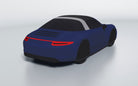 Goodwool tailor-made car cover for Porsche 911 (991.1) Targa 4 — Blue 565