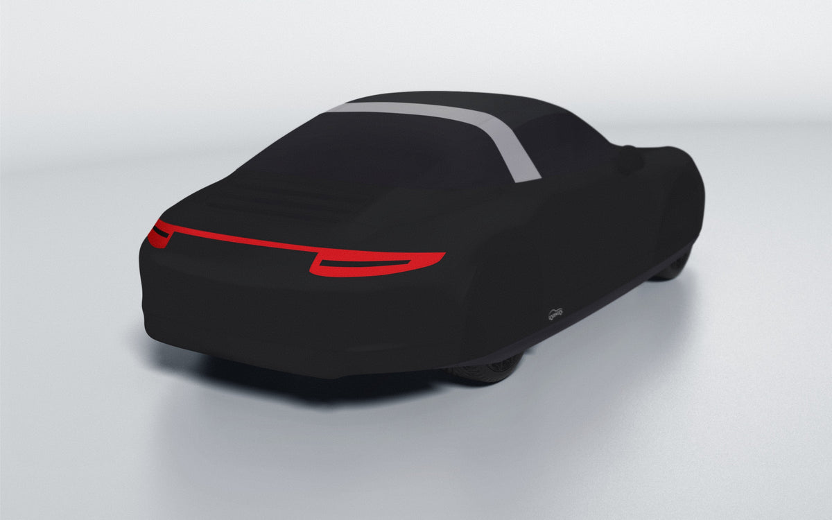 Goodwool tailor-made car cover for Porsche 911 (991.1) Targa 4 — Black 890