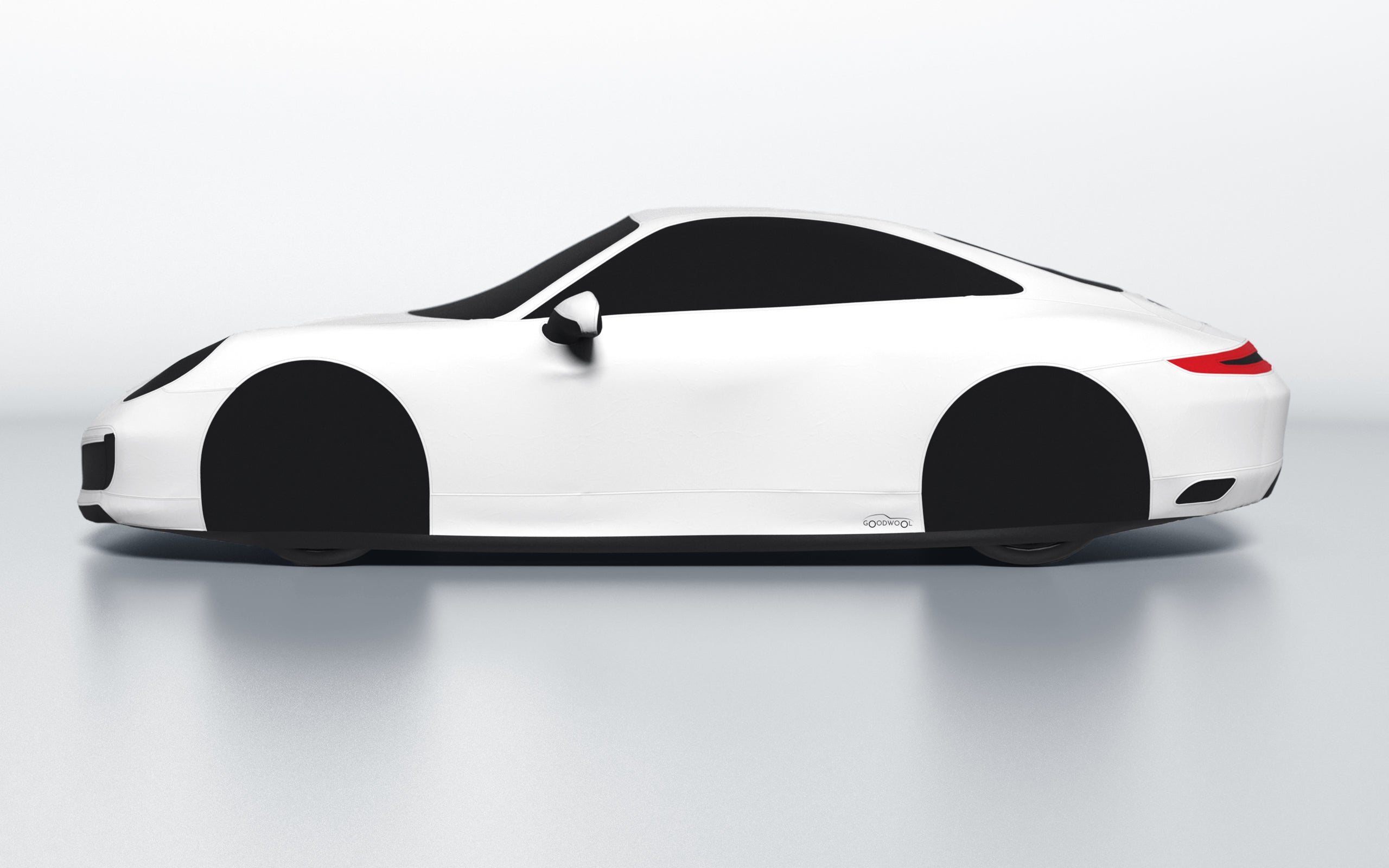 Goodwool tailor-made car cover for Porsche 911 (991.2) Carrera 4S — White 010