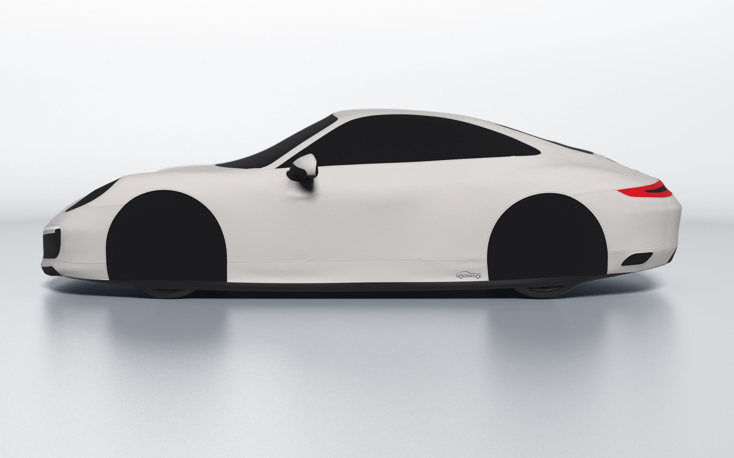 Goodwool tailor-made car cover for Porsche 911 (991.2) Carrera 4S — White 030
