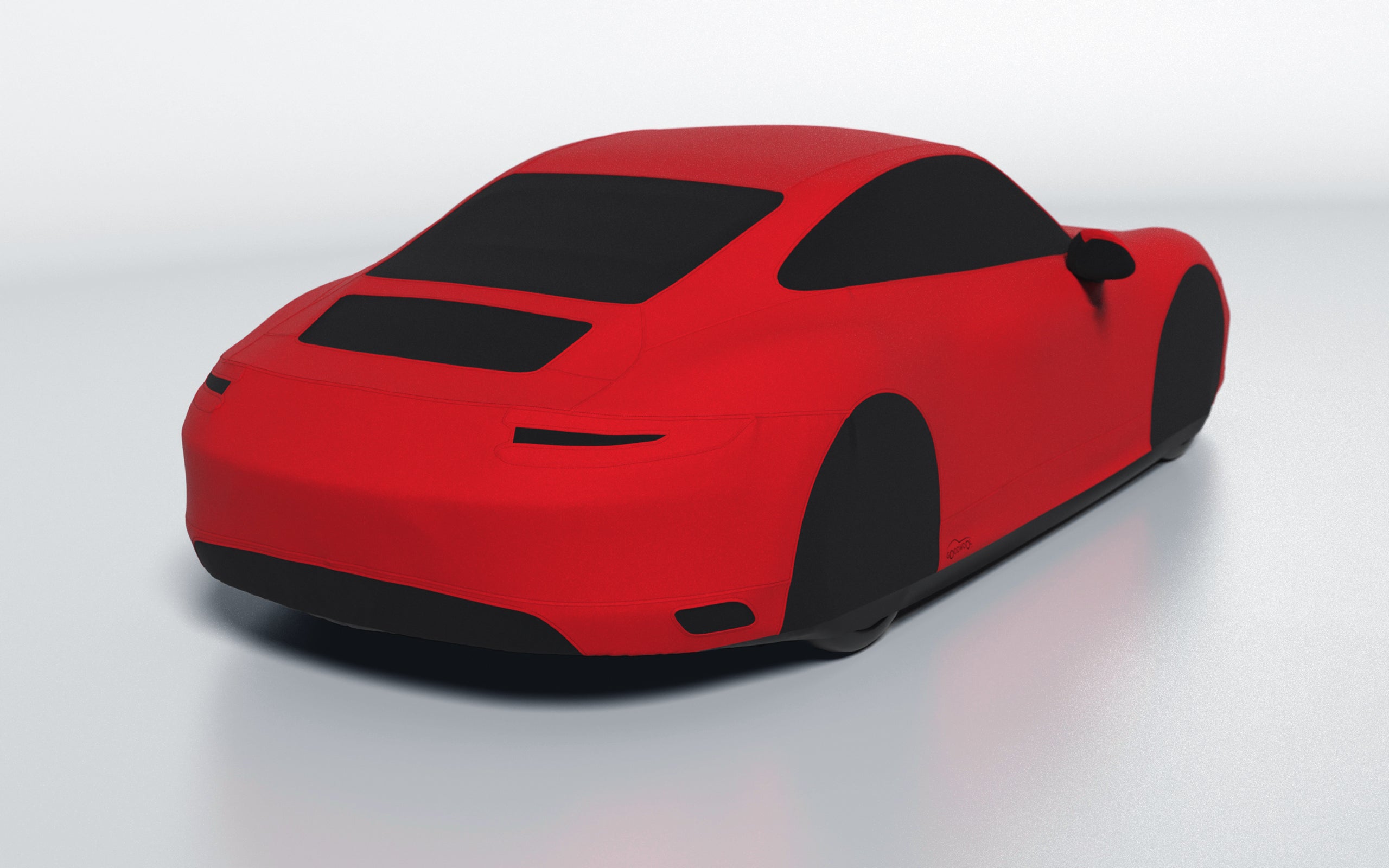 Goodwool tailor-made car cover for Porsche 911 (991.2) Carrera 4S — Red 150
