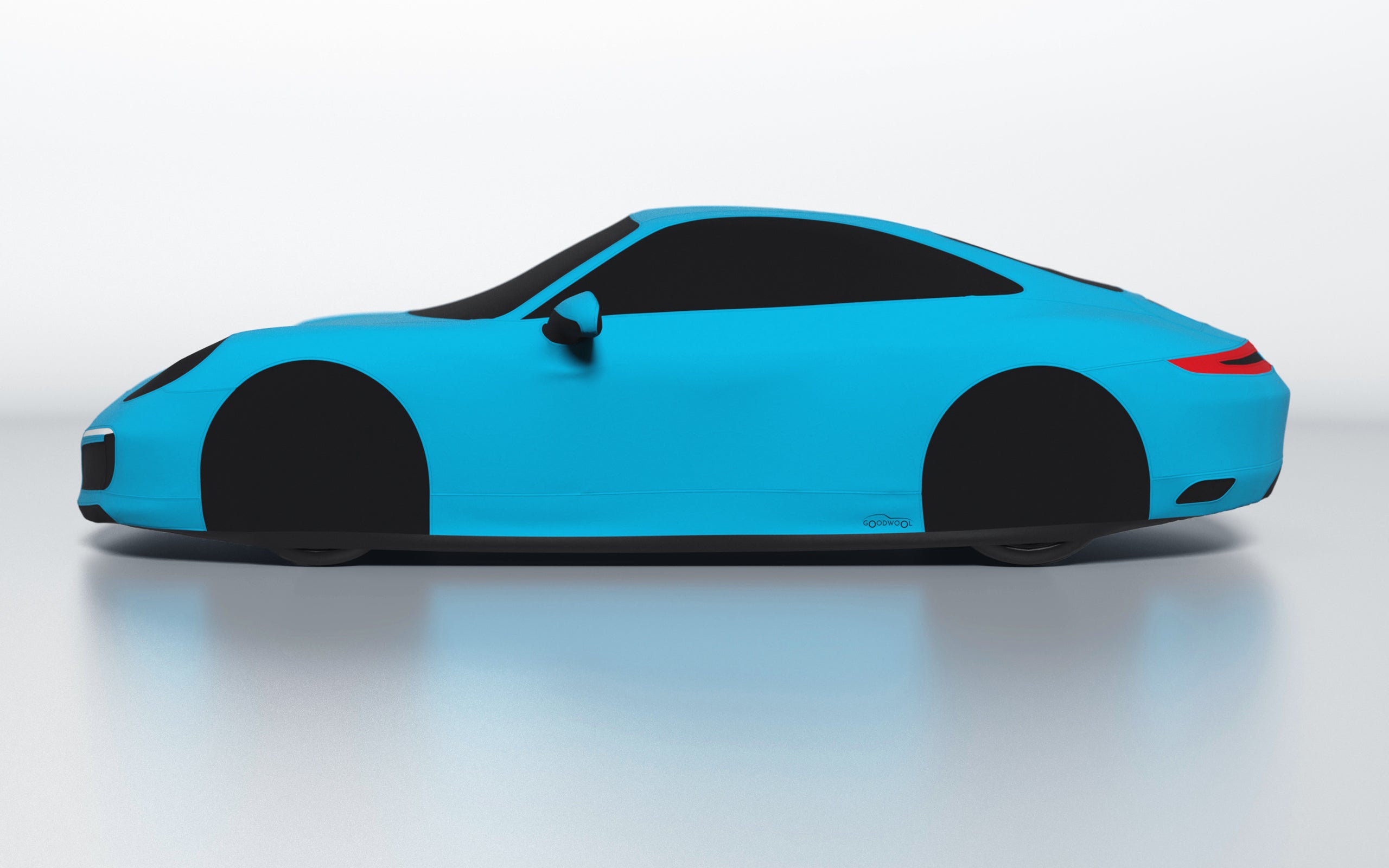 Goodwool tailor-made car cover for Porsche 911 (991.2) Carrera 4S — Blue 525