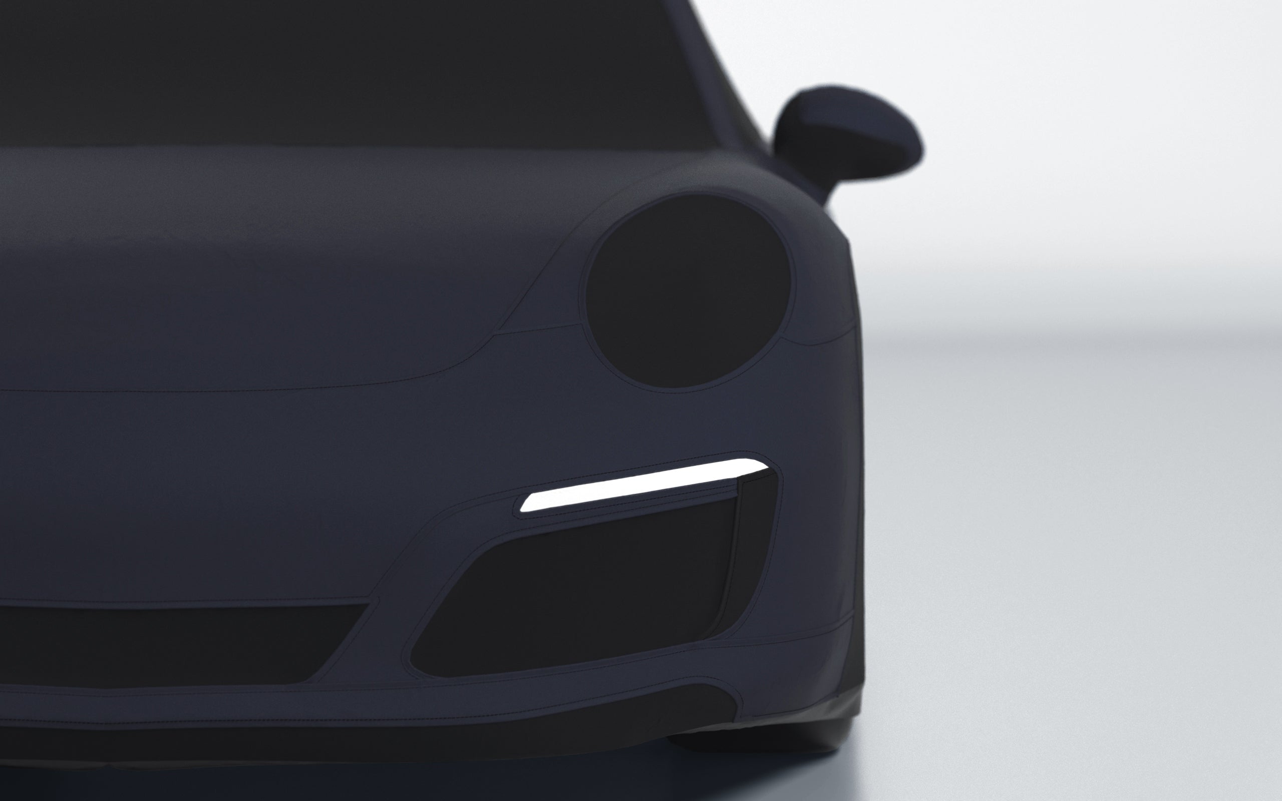 Goodwool tailor-made car cover for Porsche 911 (991.2) Carrera 4S — Blue 590