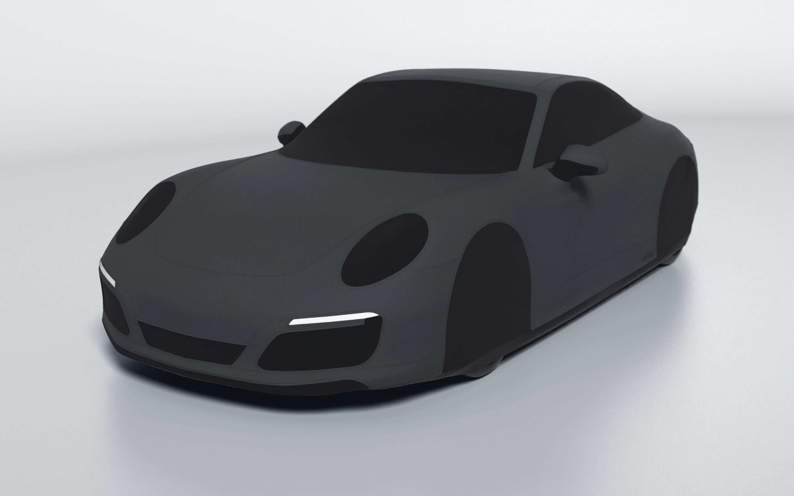 Goodwool tailor-made car cover for Porsche 911 (991.2) Carrera 4S — Grey 790