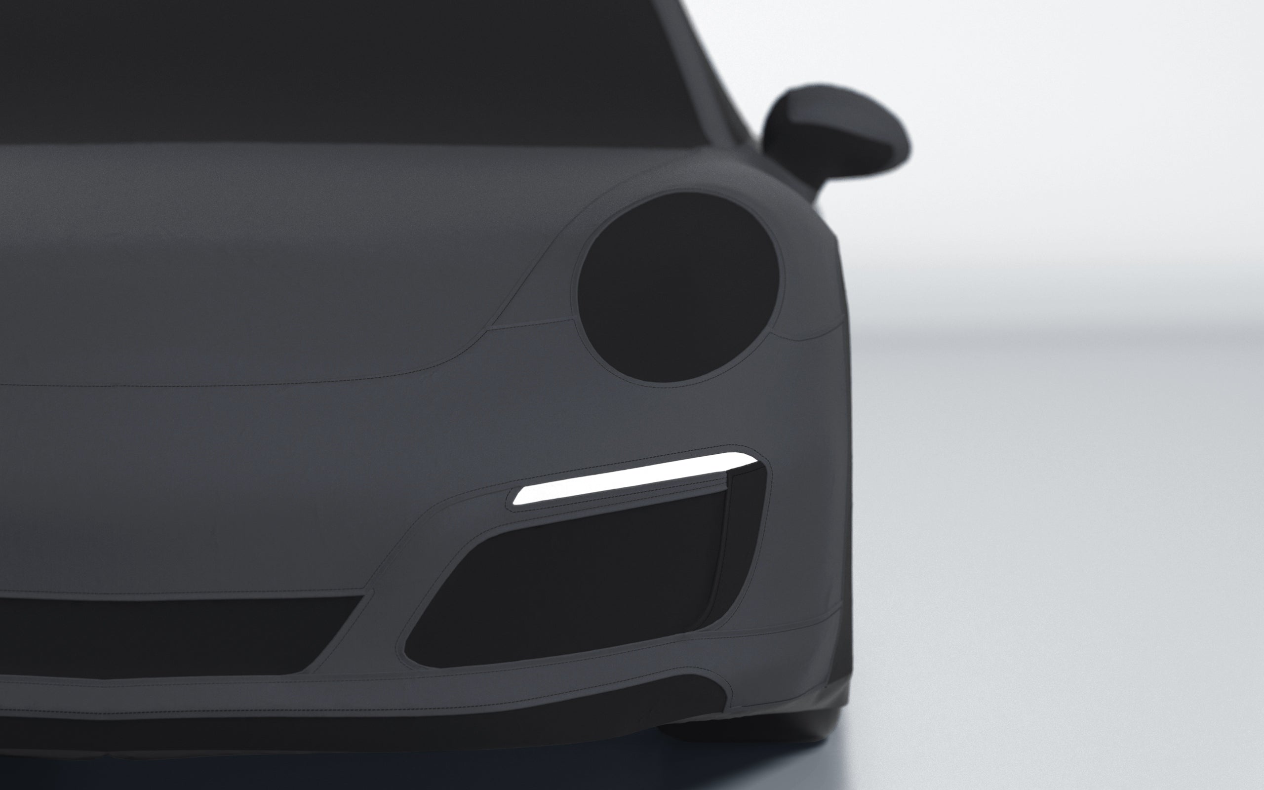 Goodwool tailor-made car cover for Porsche 911 (991.2) Carrera 4S — Grey 790