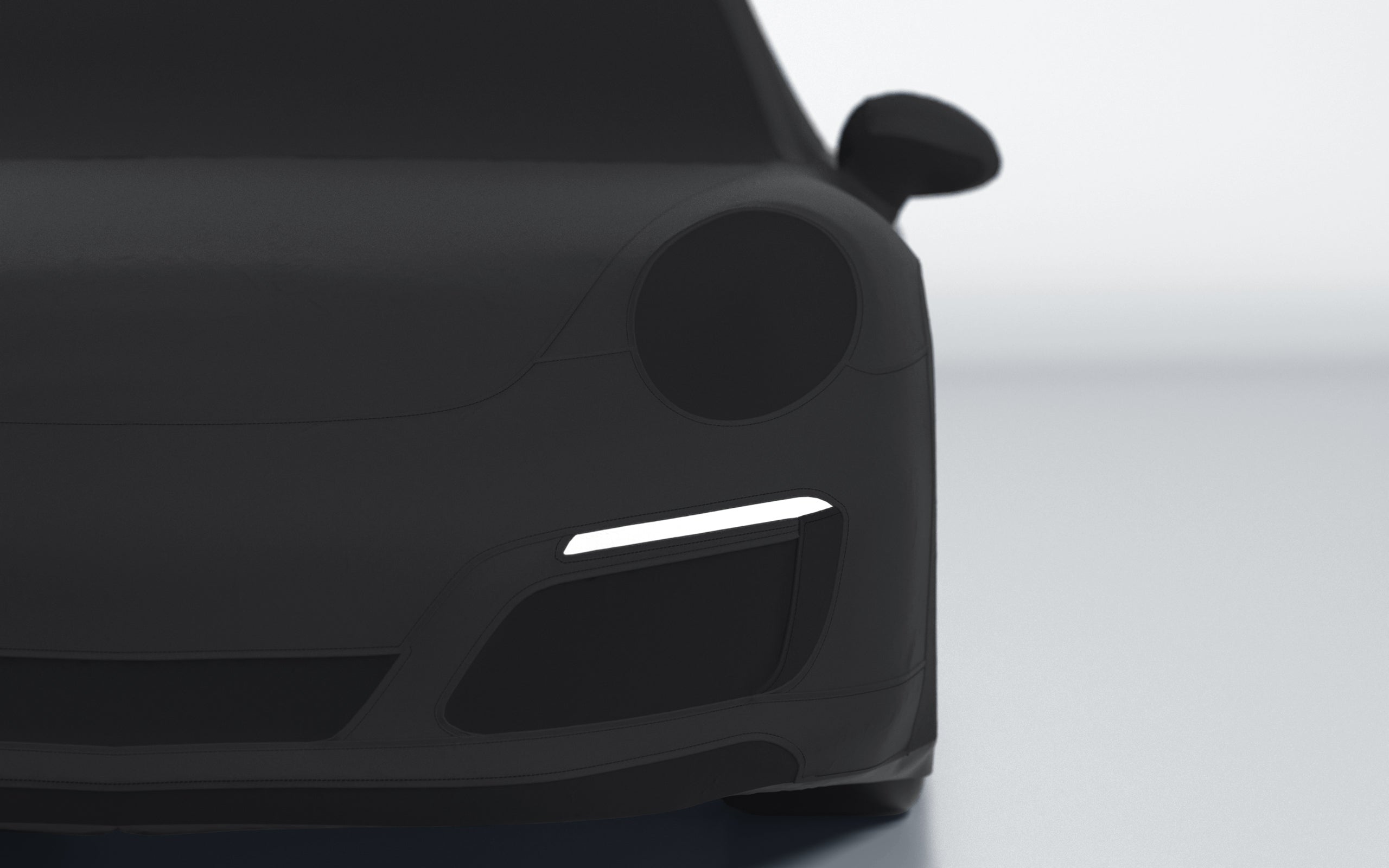 Goodwool tailor-made car cover for Porsche 911 (991.2) Carrera 4S — Black 850