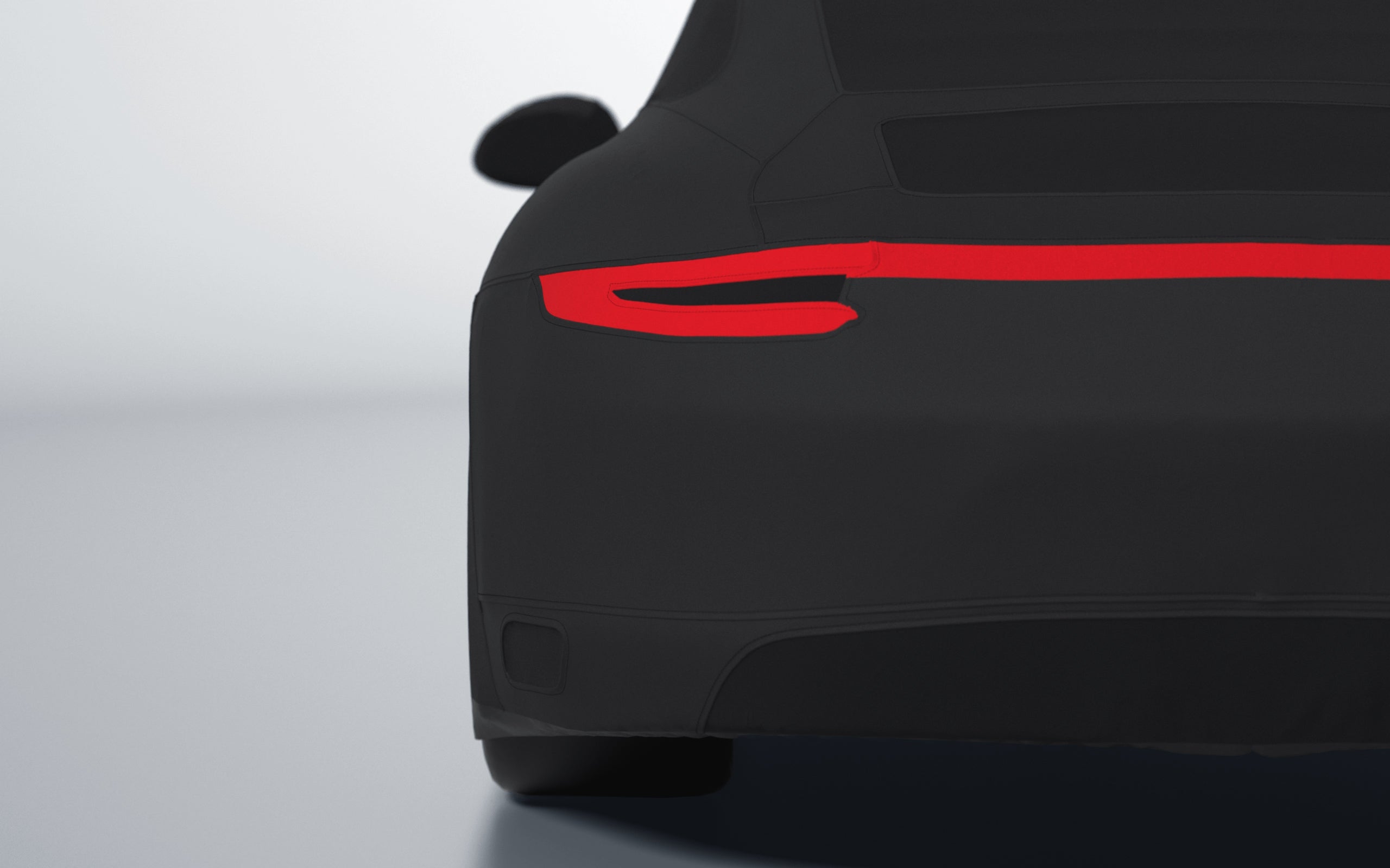 Goodwool tailor-made car cover for Porsche 911 (991.2) Carrera 4S — Black 850