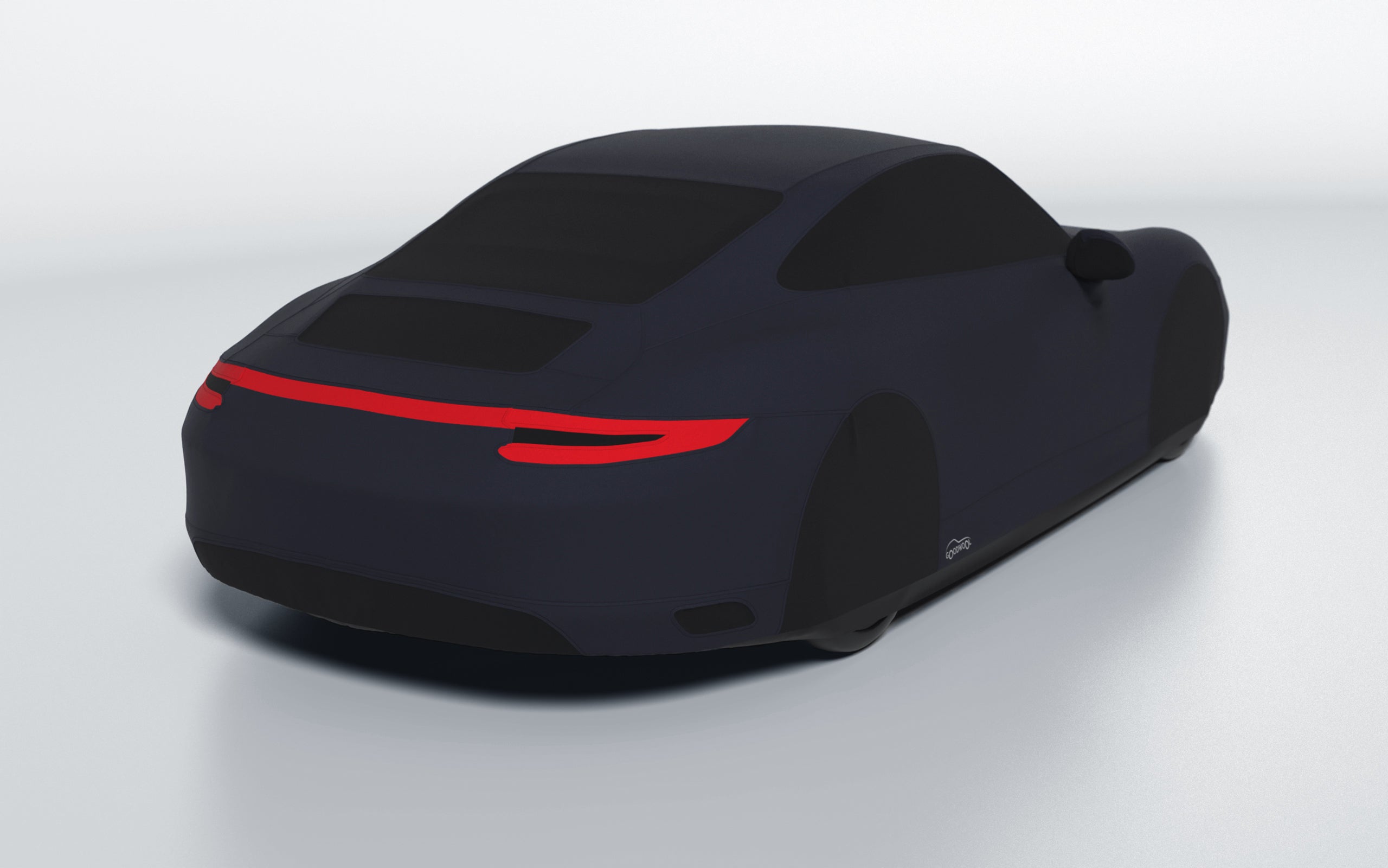 Goodwool tailor-made car cover for Porsche 911 (991.2) Carrera 4 — Blue 590