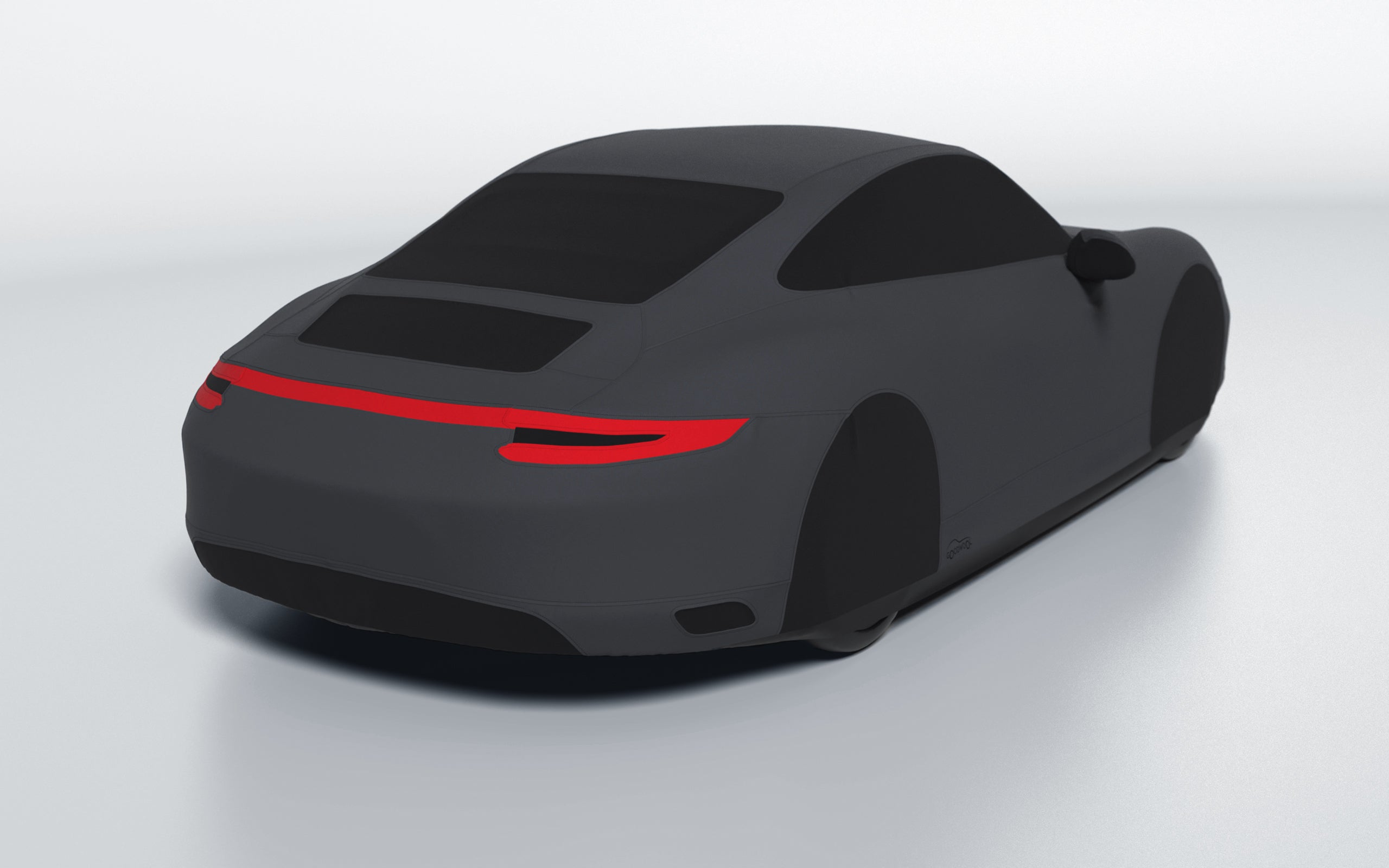 Goodwool tailor-made car cover for Porsche 911 (991.2) Carrera 4 — Grey 790