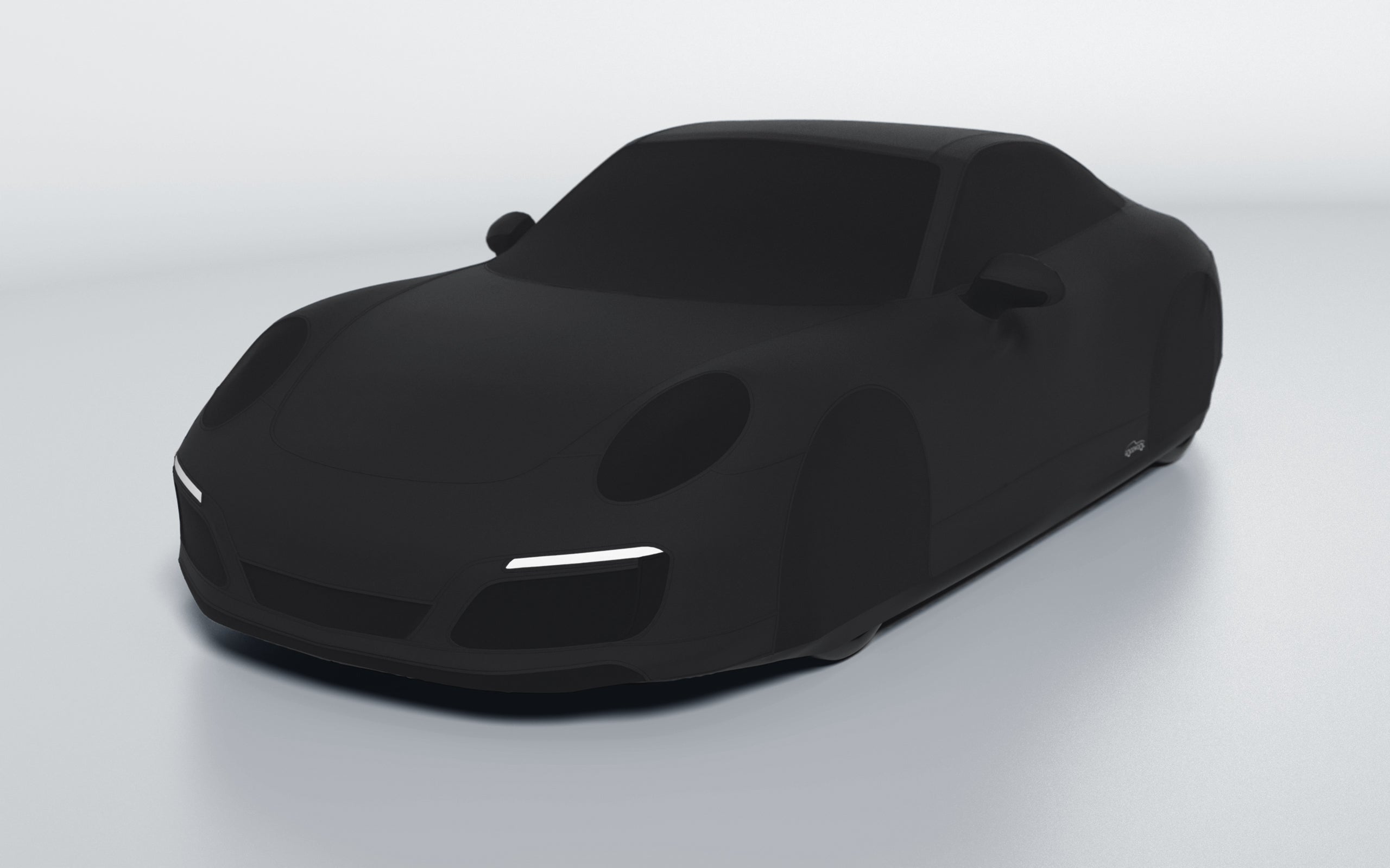 Goodwool tailor-made car cover for Porsche 911 (991.2) Carrera 4 — Black 850