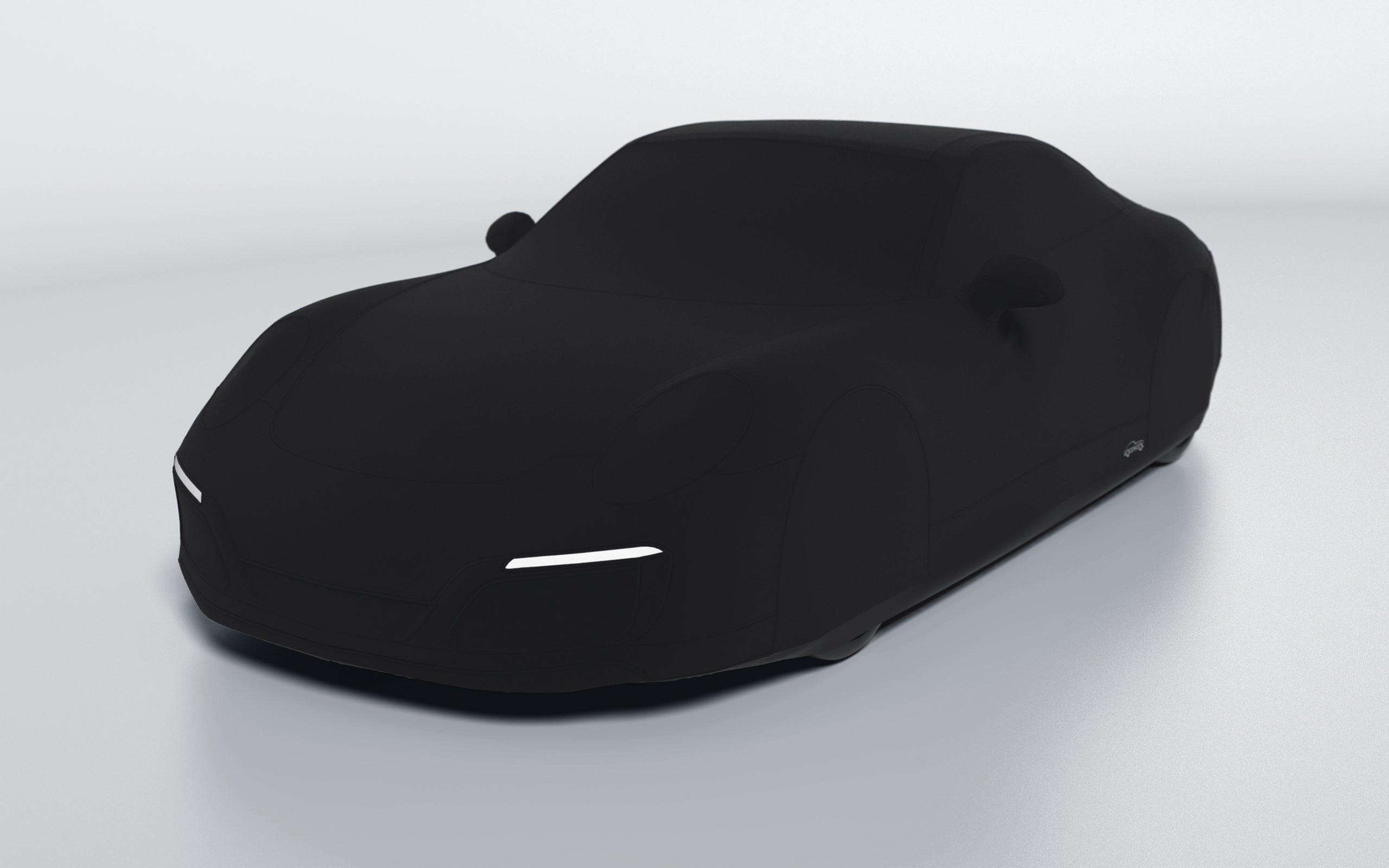 Goodwool tailor-made car cover for Porsche 911 (991.2) Carrera 4 — Black 890