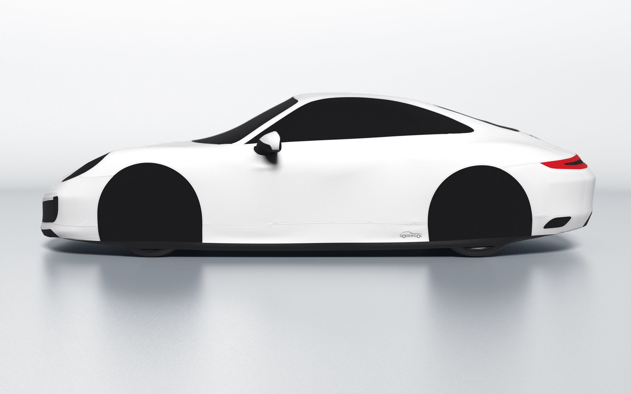 Goodwool tailor-made car cover for Porsche 911 (991.2) Carrera S — White 010
