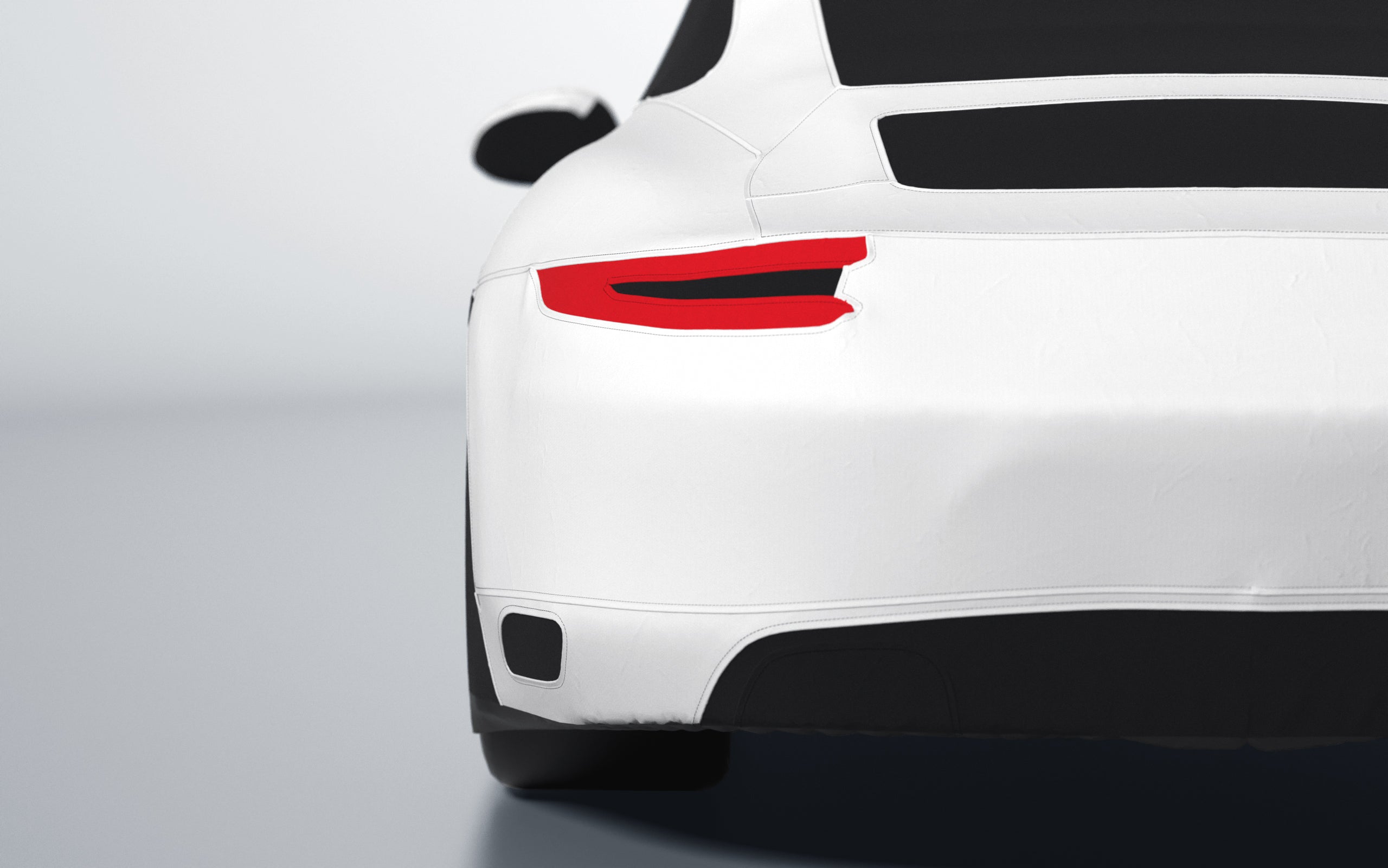 Goodwool tailor-made car cover for Porsche 911 (991.2) Carrera S — White 010