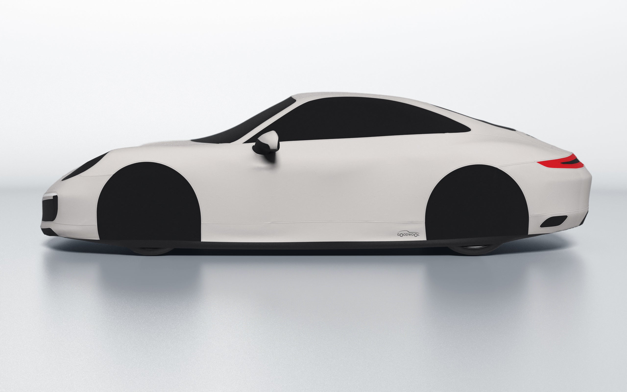Goodwool tailor-made car cover for Porsche 911 (991.2) Carrera S — White 030