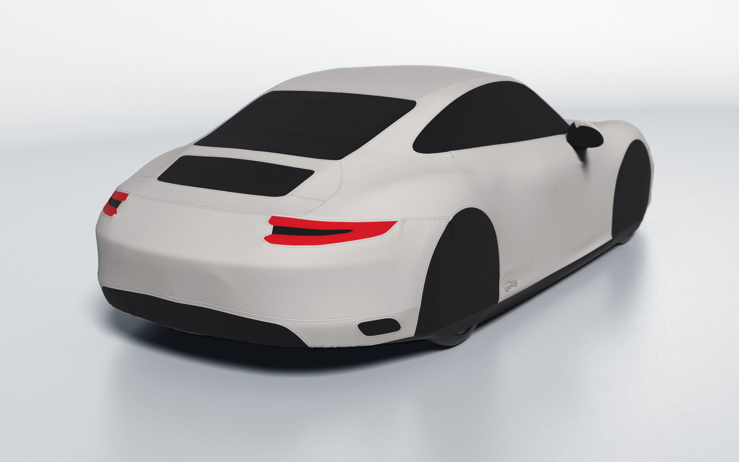 Goodwool tailor-made car cover for Porsche 911 (991.2) Carrera S — White 030