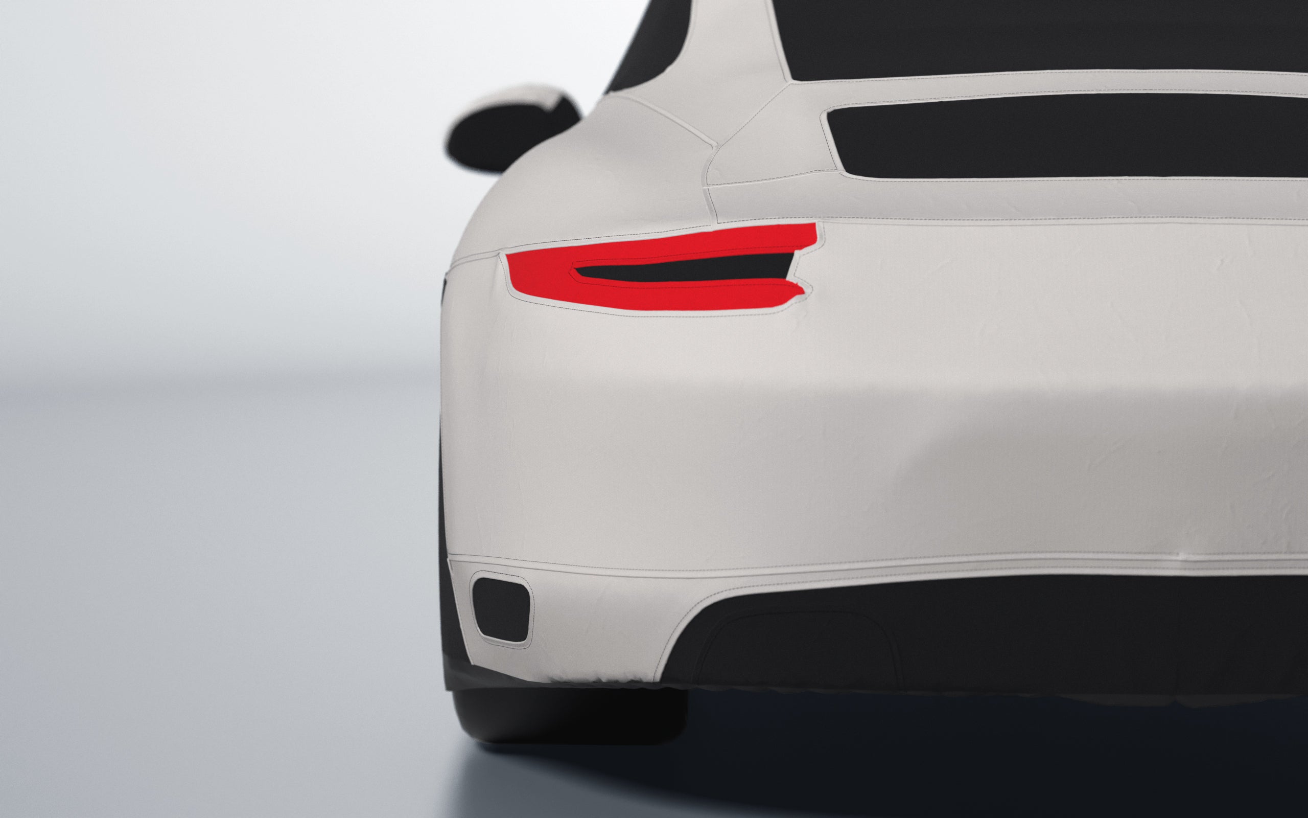 Goodwool tailor-made car cover for Porsche 911 (991.2) Carrera S — White 030