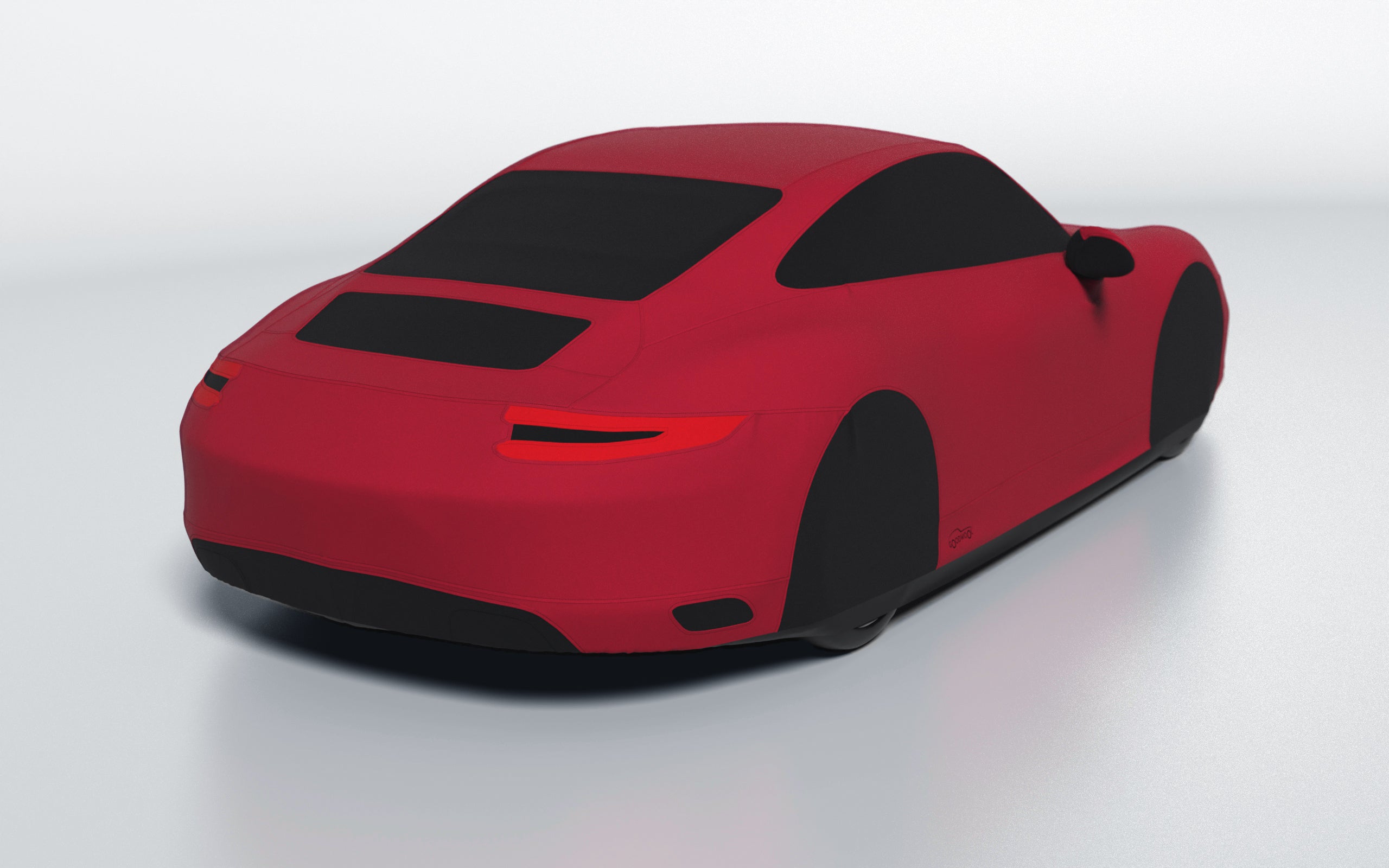 Goodwool tailor-made car cover for Porsche 911 (991.2) Carrera S — Red 130