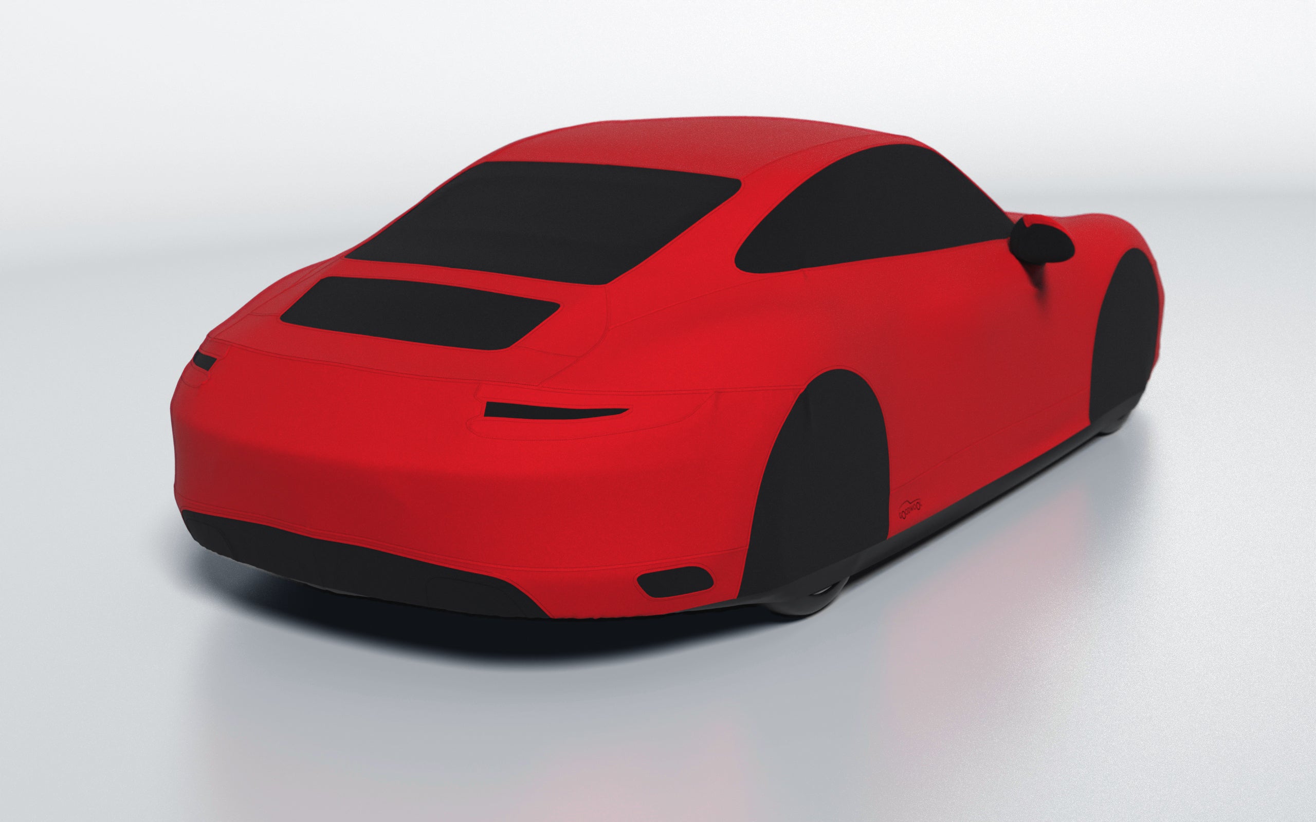 Goodwool tailor-made car cover for Porsche 911 (991.2) Carrera S — Red 150