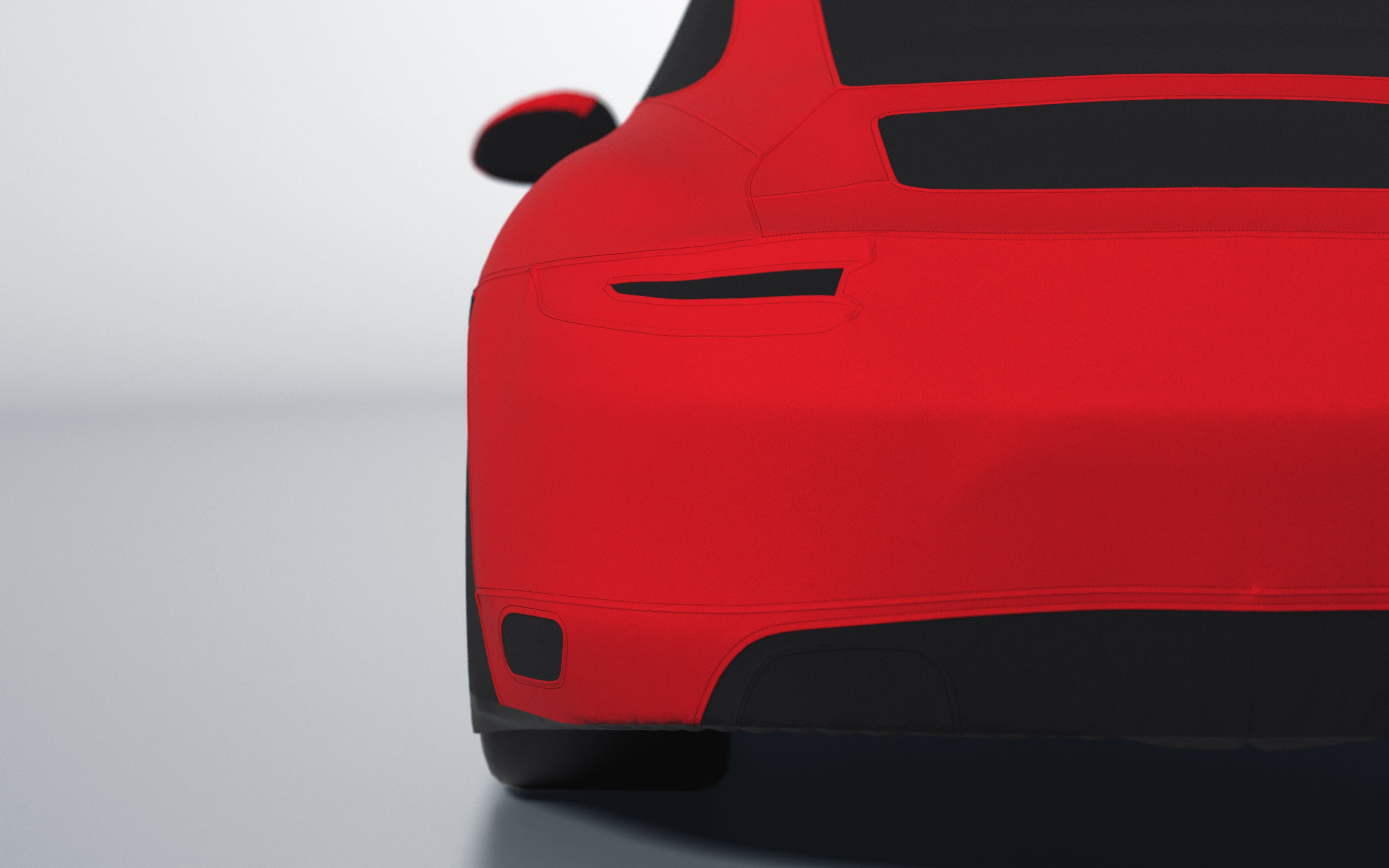 Goodwool tailor-made car cover for Porsche 911 (991.2) Carrera S — Red 150