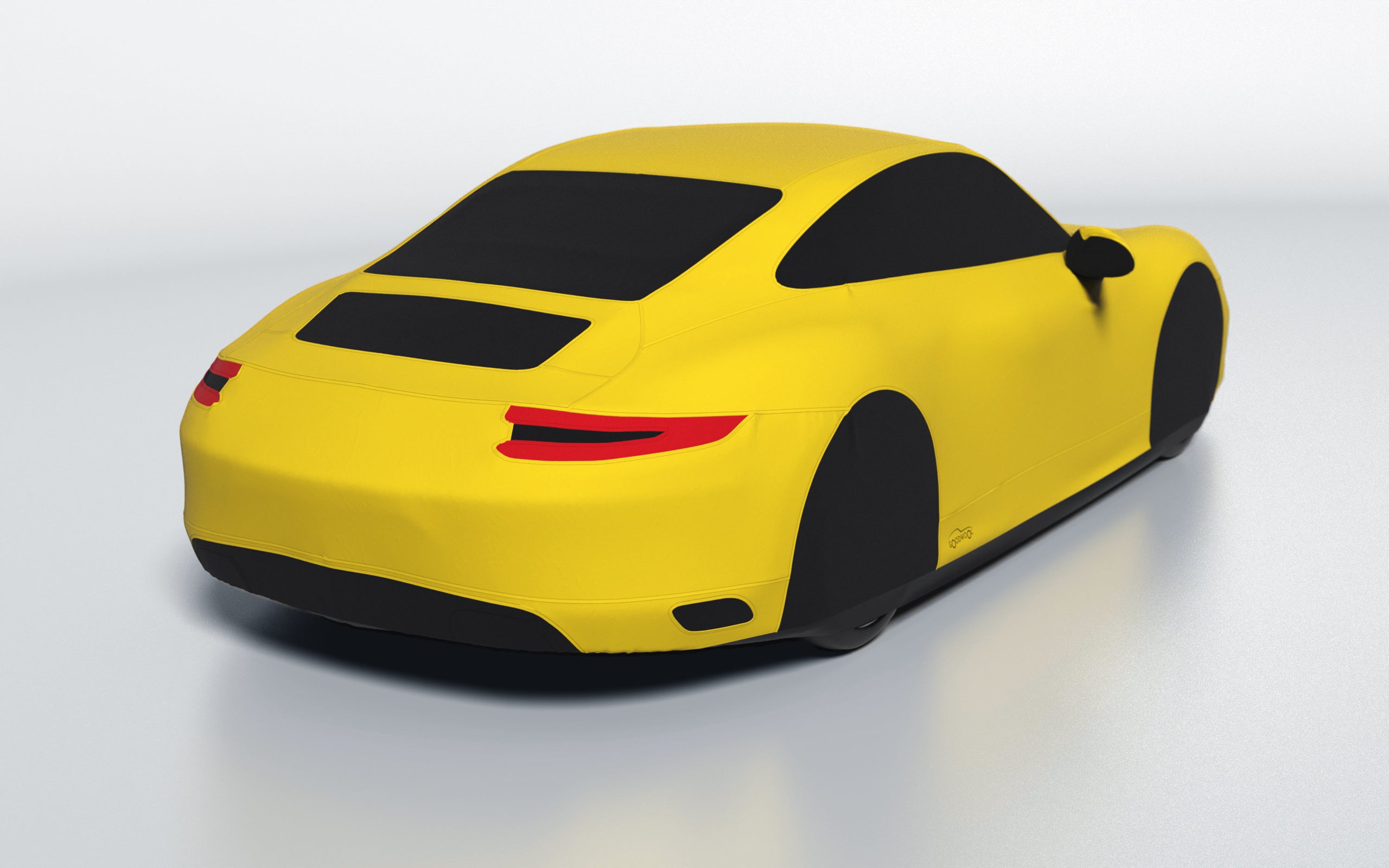 Goodwool tailor-made car cover for Porsche 911 (991.2) Carrera S — Yellow 340