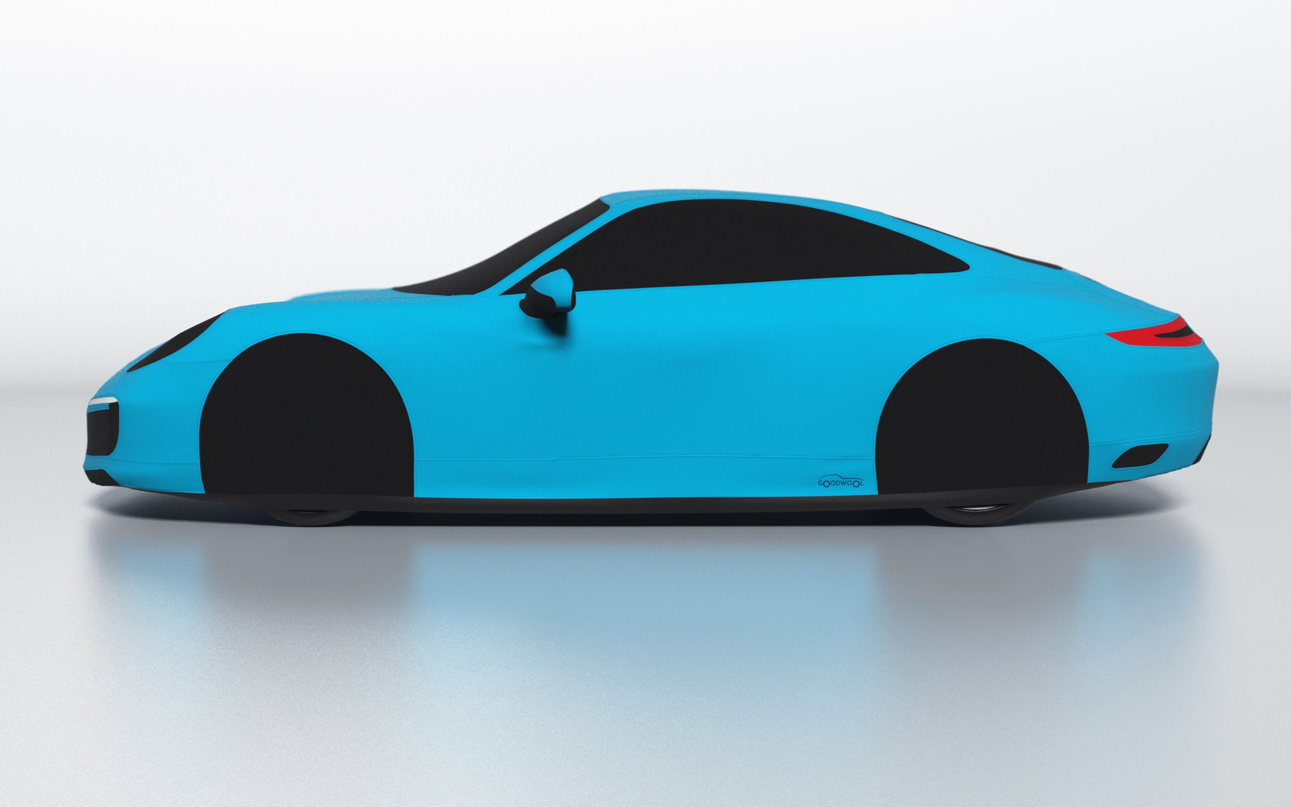 Goodwool tailor-made car cover for Porsche 911 (991.2) Carrera S — Blue 525