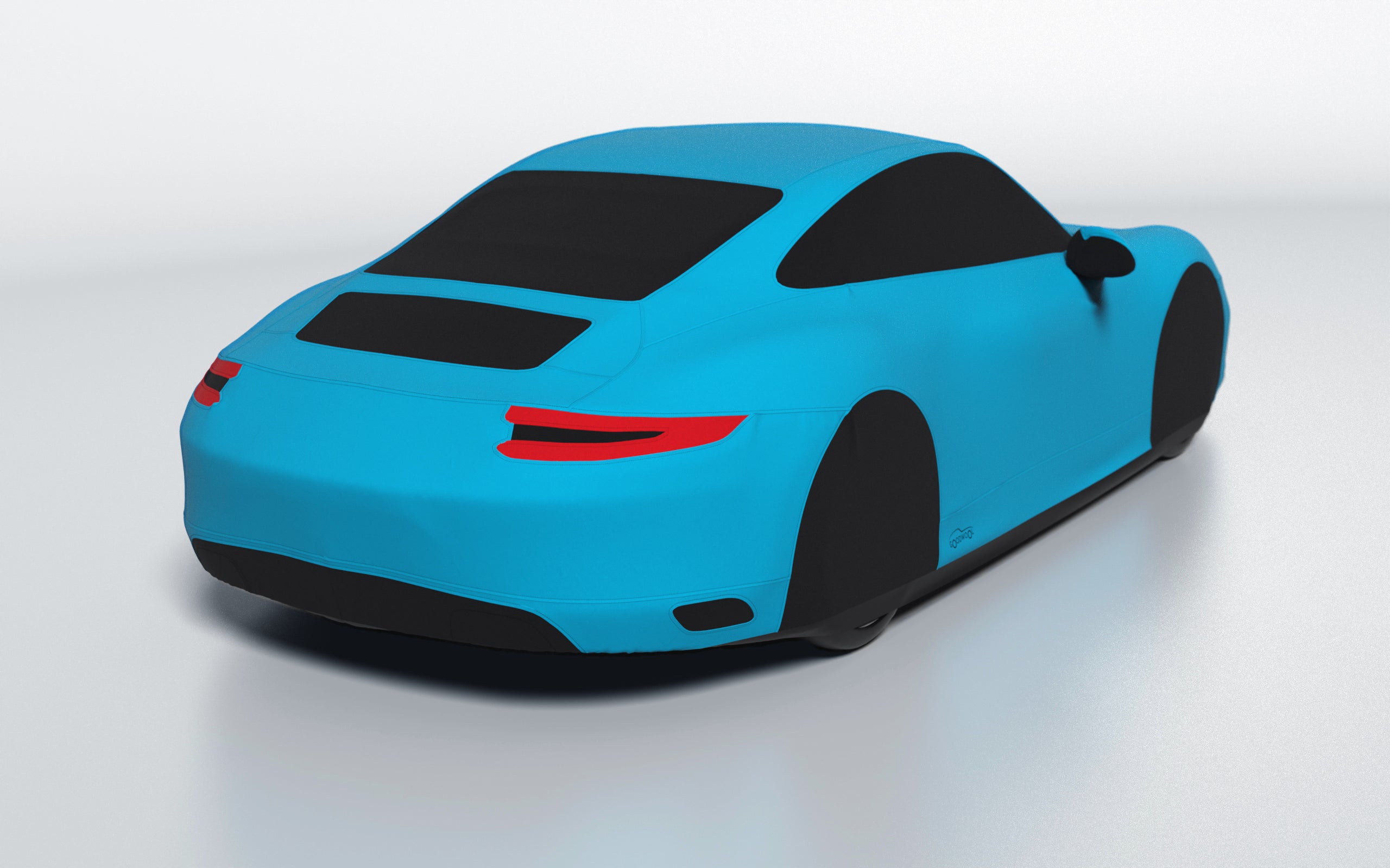 Goodwool tailor-made car cover for Porsche 911 (991.2) Carrera S — Blue 525