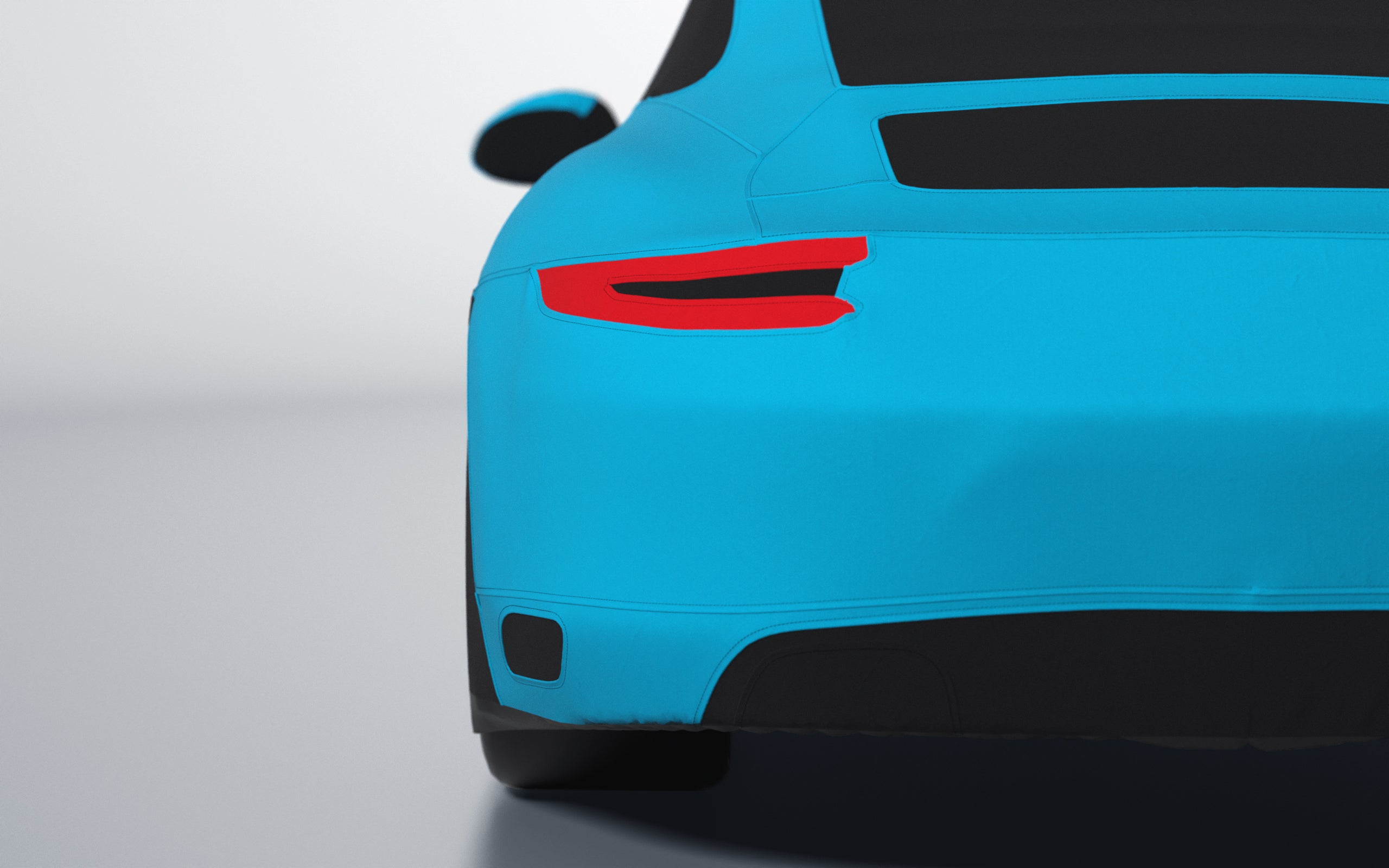 Goodwool tailor-made car cover for Porsche 911 (991.2) Carrera S — Blue 525