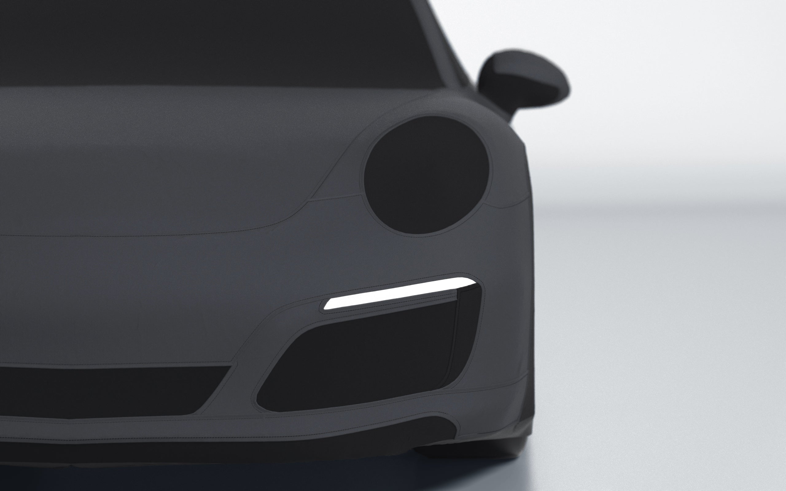 Goodwool tailor-made car cover for Porsche 911 (991.2) Carrera S — Grey 790