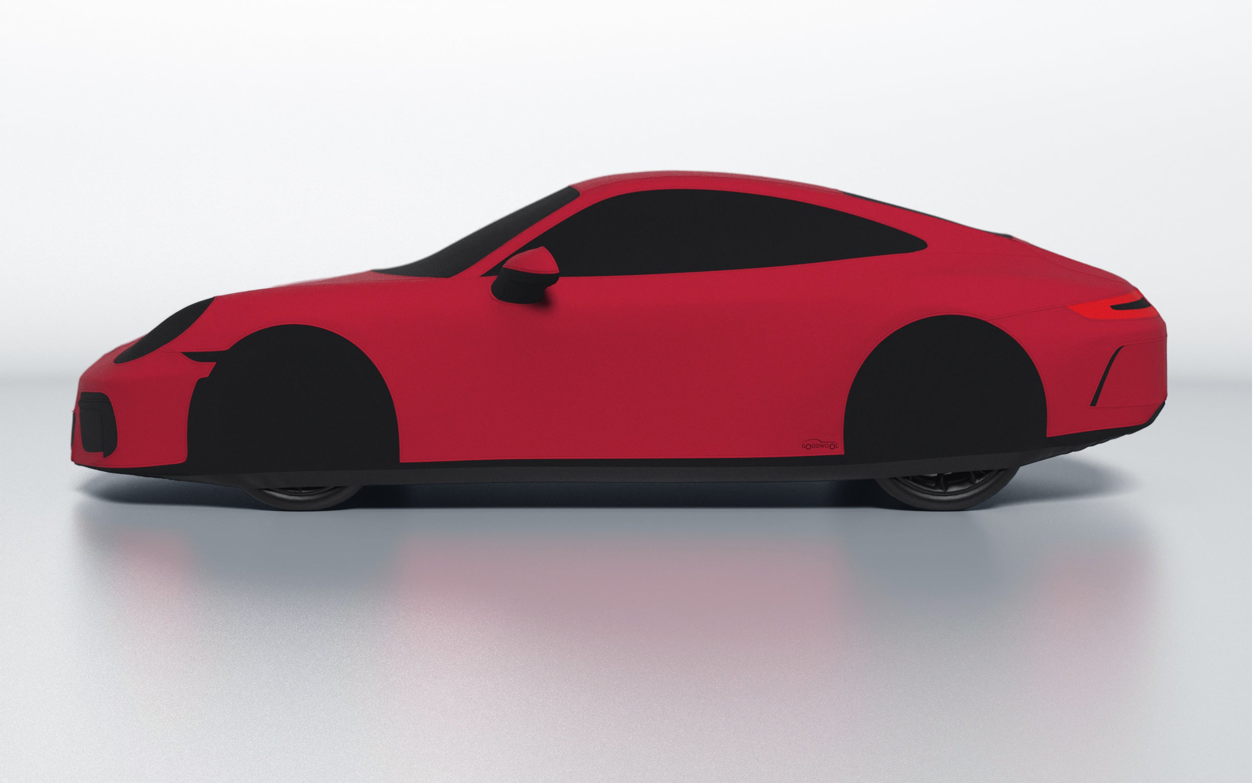 Goodwool tailor-made car cover for Porsche 911 (991.2) GT3 Touring — Red 130