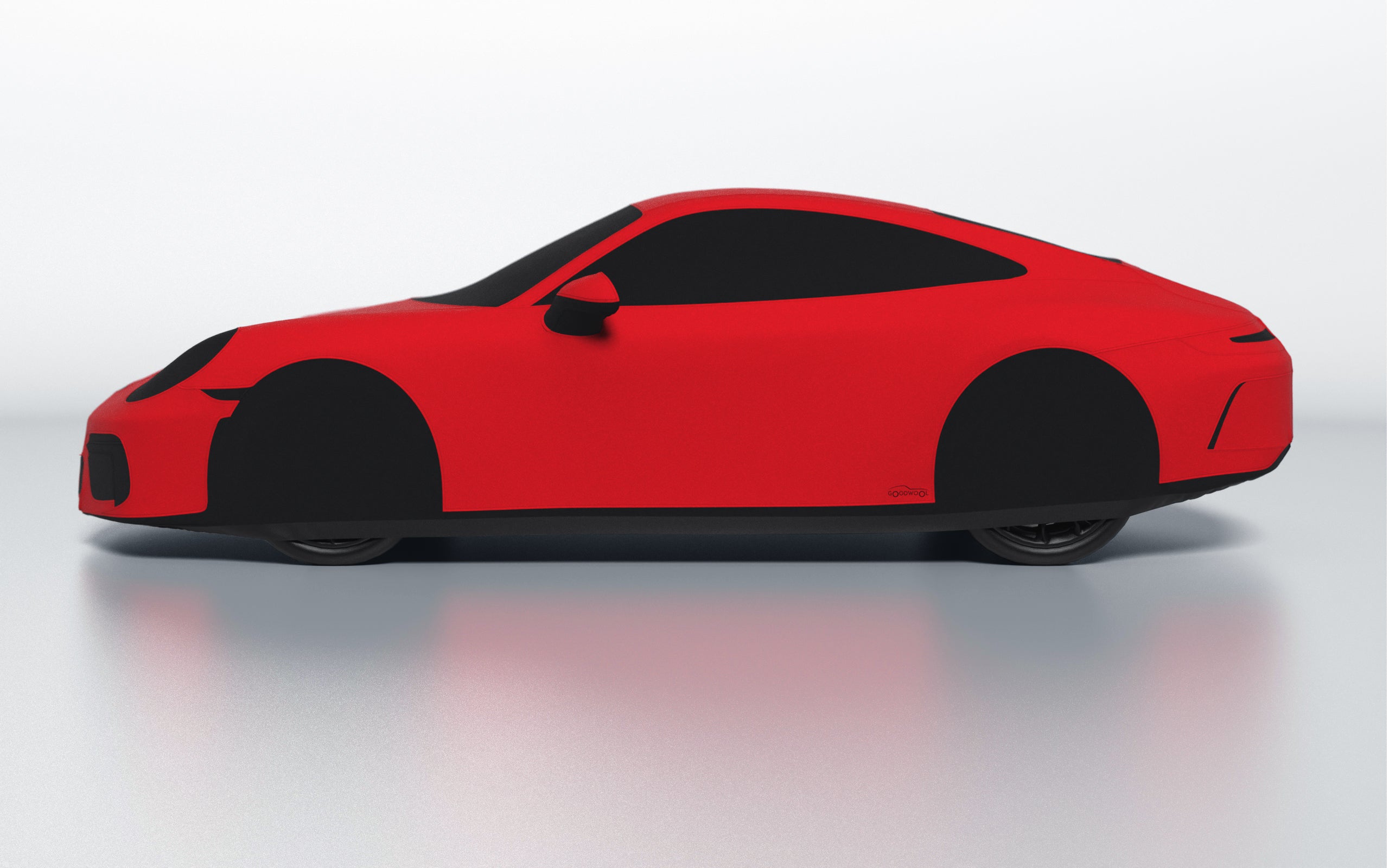Goodwool tailor-made car cover for Porsche 911 (991.2) GT3 Touring — Red 150