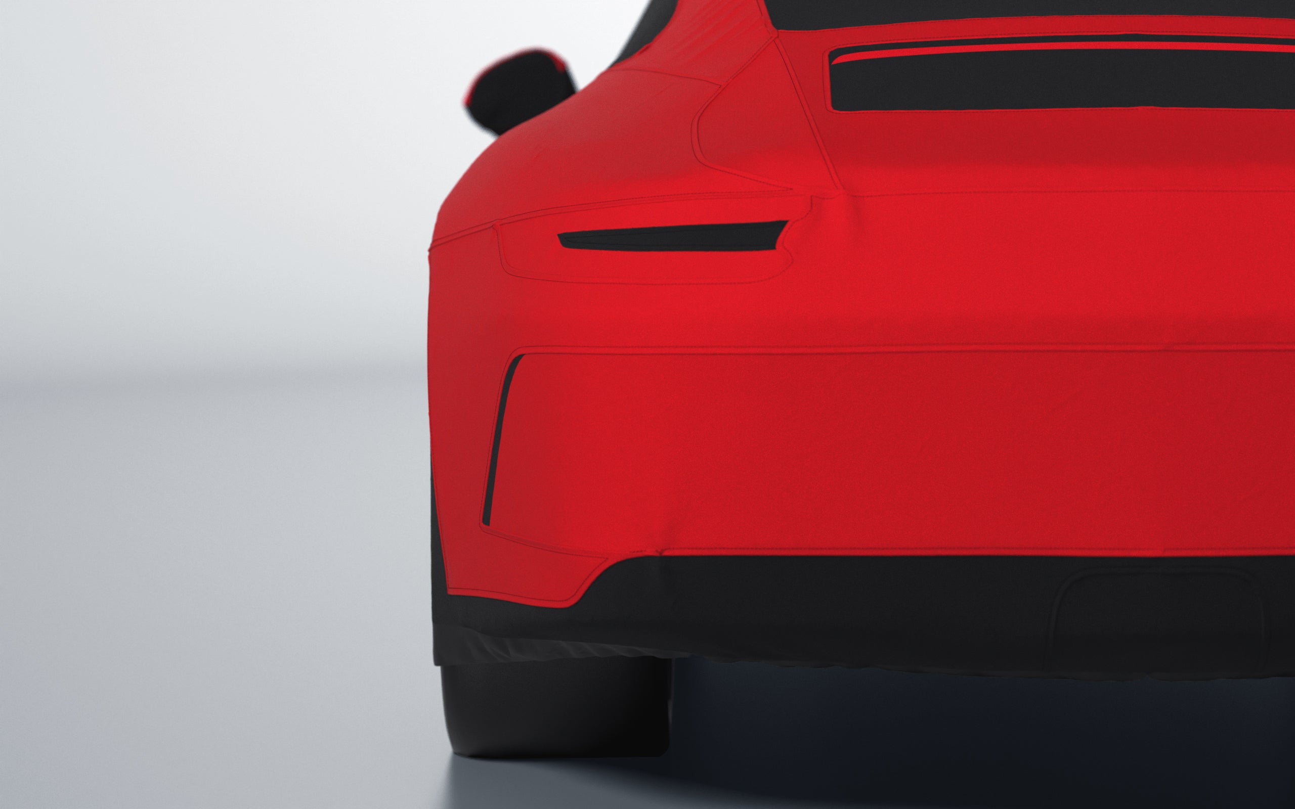 Goodwool tailor-made car cover for Porsche 911 (991.2) GT3 Touring — Red 150