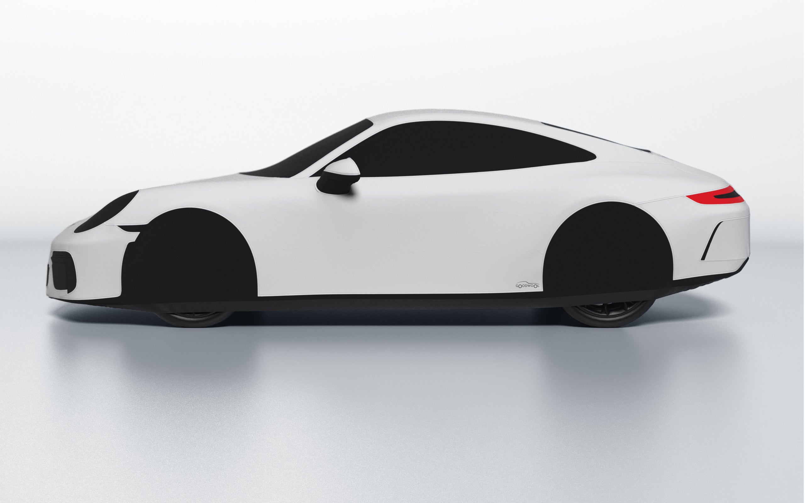 Goodwool tailor-made car cover for Porsche 911 (991.2) GT3 Touring — Grey 710