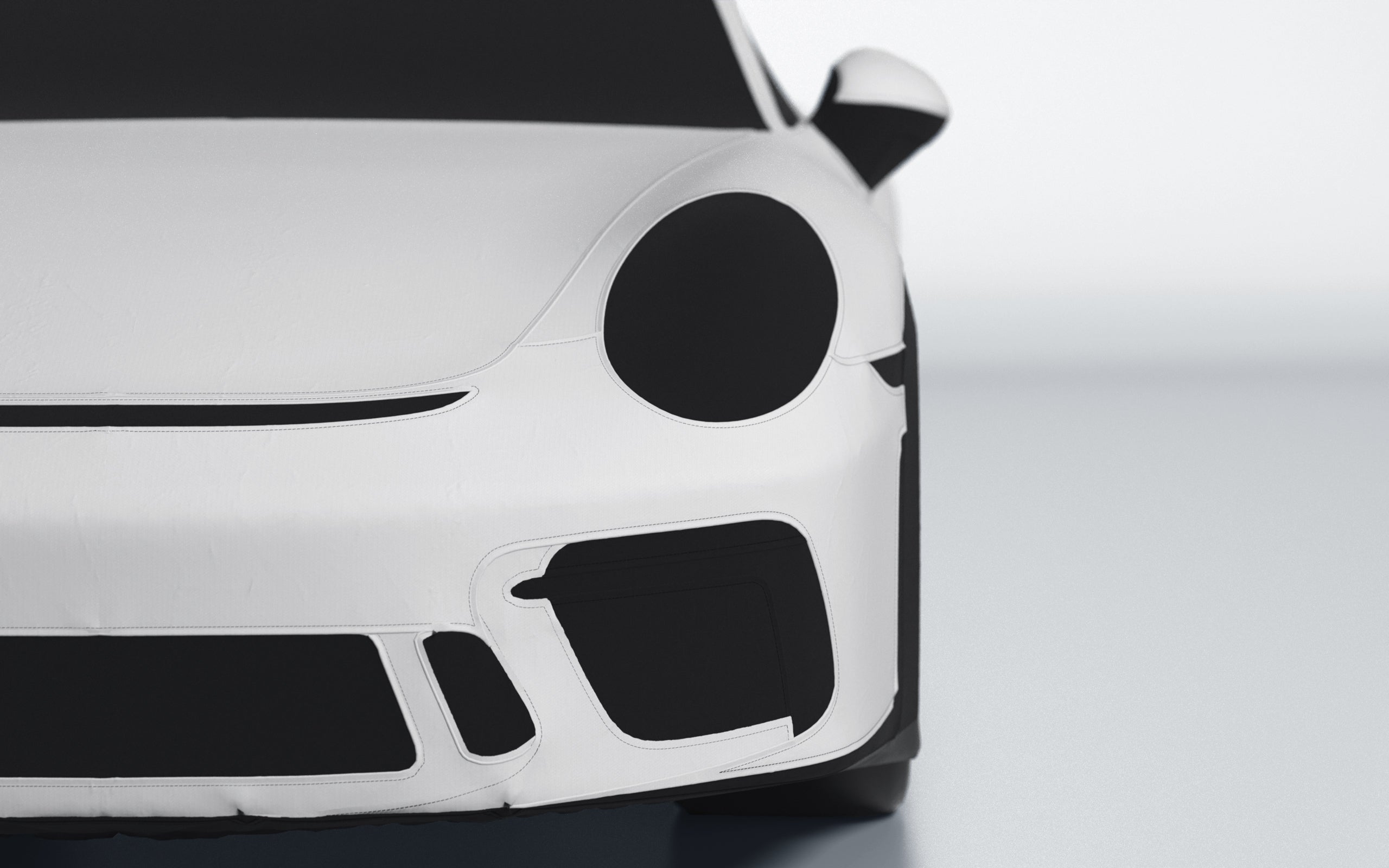 Goodwool tailor-made car cover for Porsche 911 (991.2) GT3 Touring — Grey 710