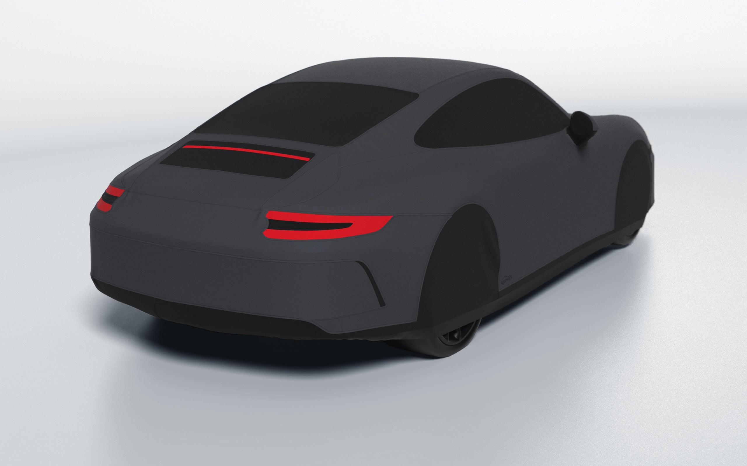 Goodwool tailor-made car cover for Porsche 911 (991.2) GT3 Touring — Grey 790