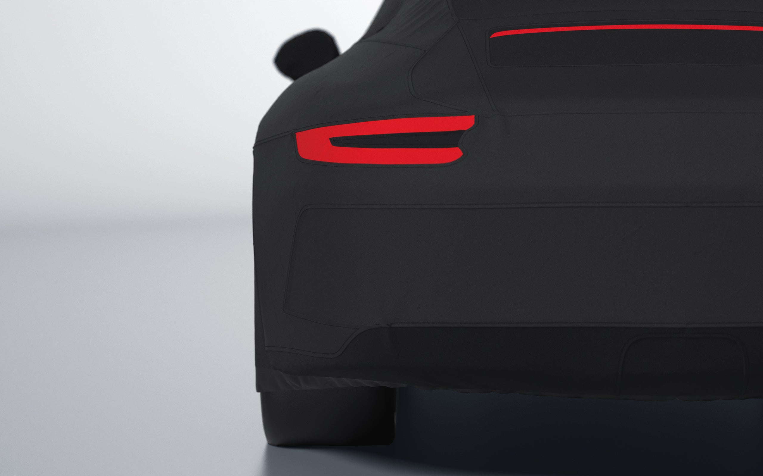 Goodwool tailor-made car cover for Porsche 911 (991.2) GT3 Touring — Black 850