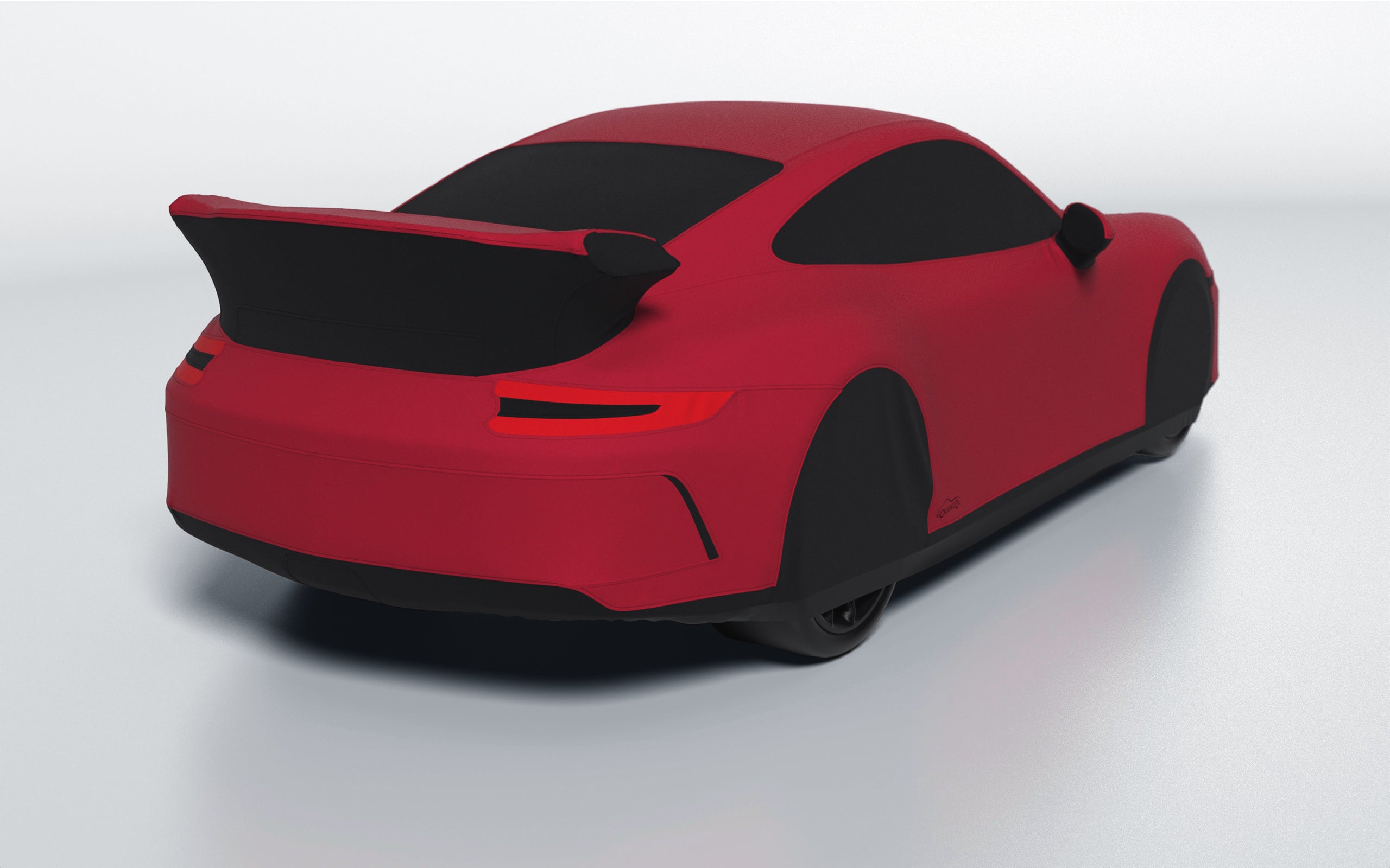 Goodwool tailor-made car cover for Porsche 911 (991.2) GT3 — Red 130