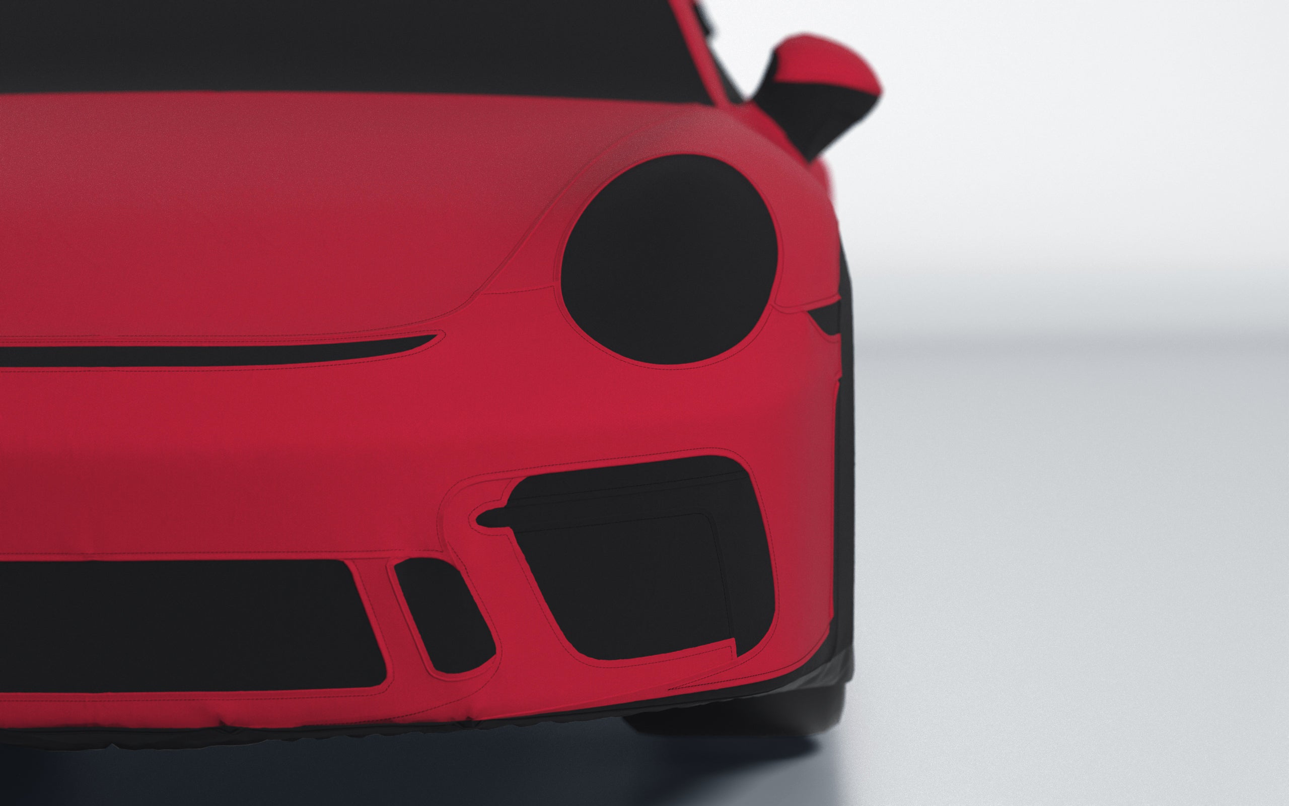 Goodwool tailor-made car cover for Porsche 911 (991.2) GT3 — Red 130