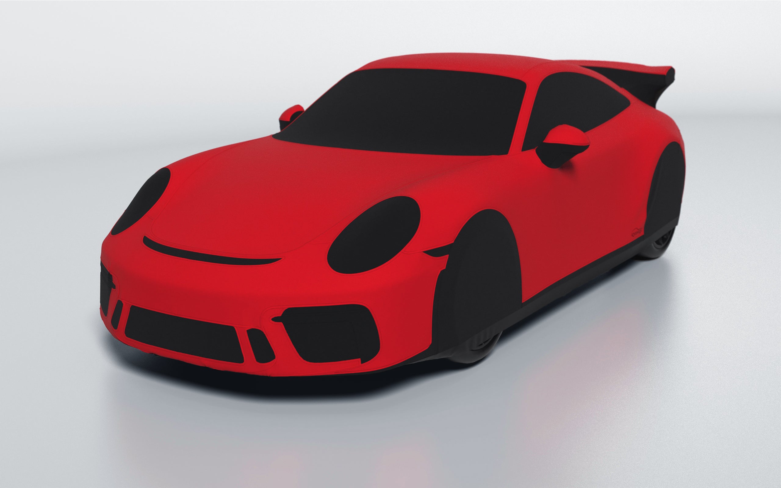 Goodwool tailor-made car cover for Porsche 911 (991.2) GT3 — Red 150