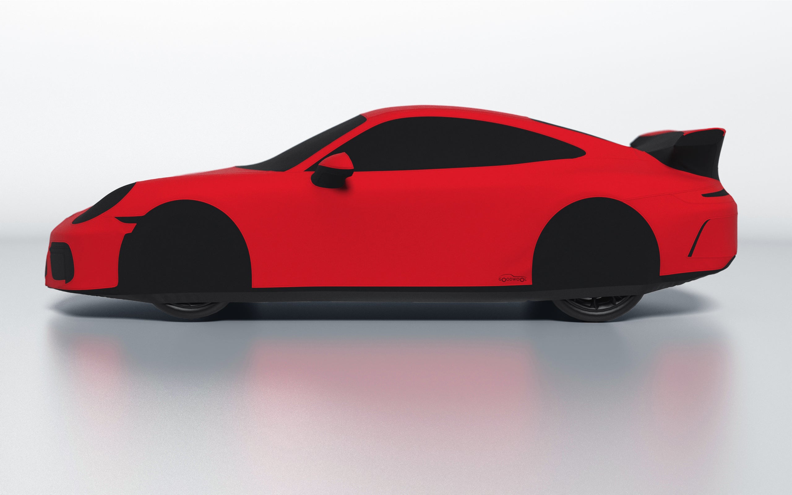 Goodwool tailor-made car cover for Porsche 911 (991.2) GT3 — Red 150