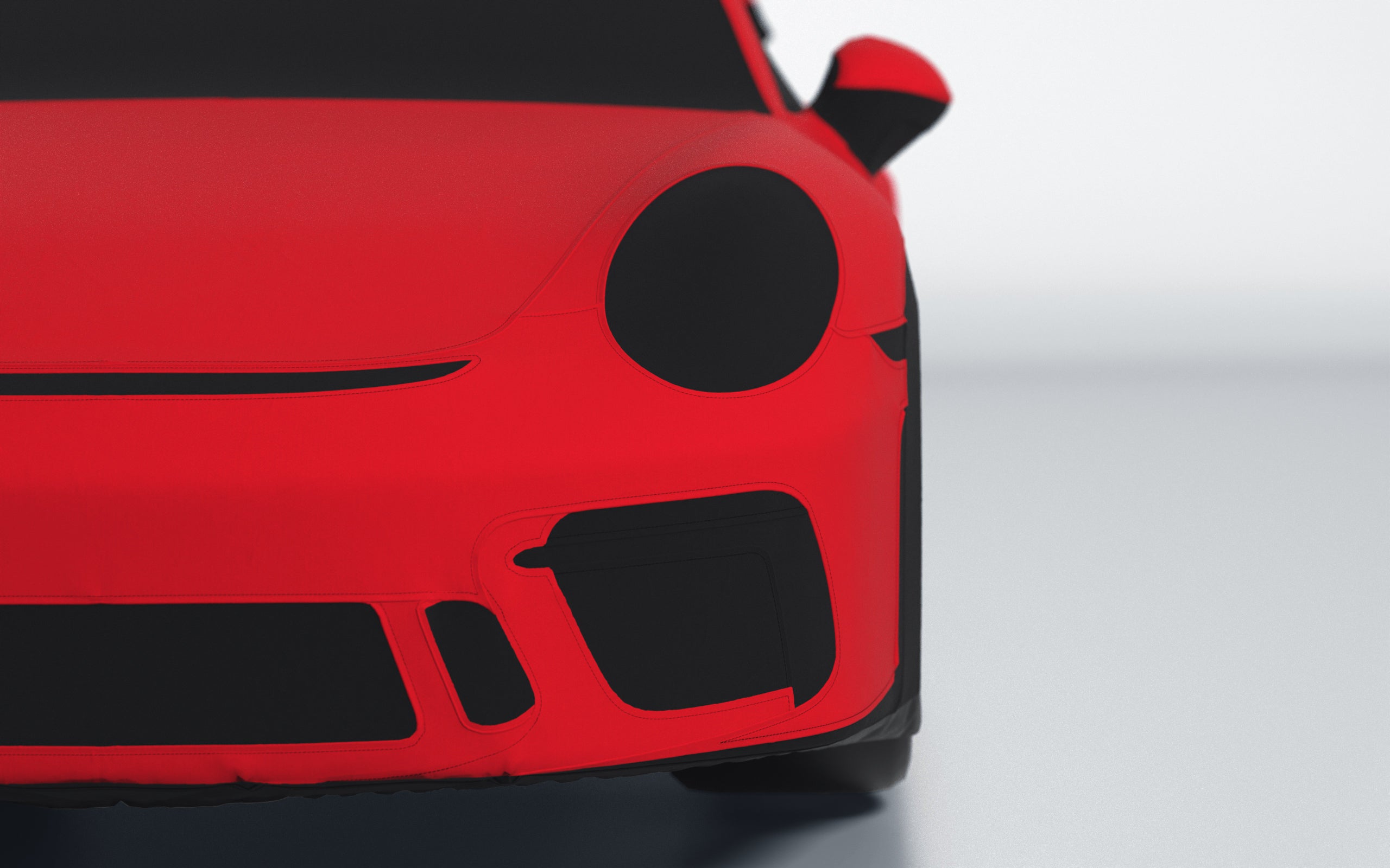 Goodwool tailor-made car cover for Porsche 911 (991.2) GT3 — Red 150