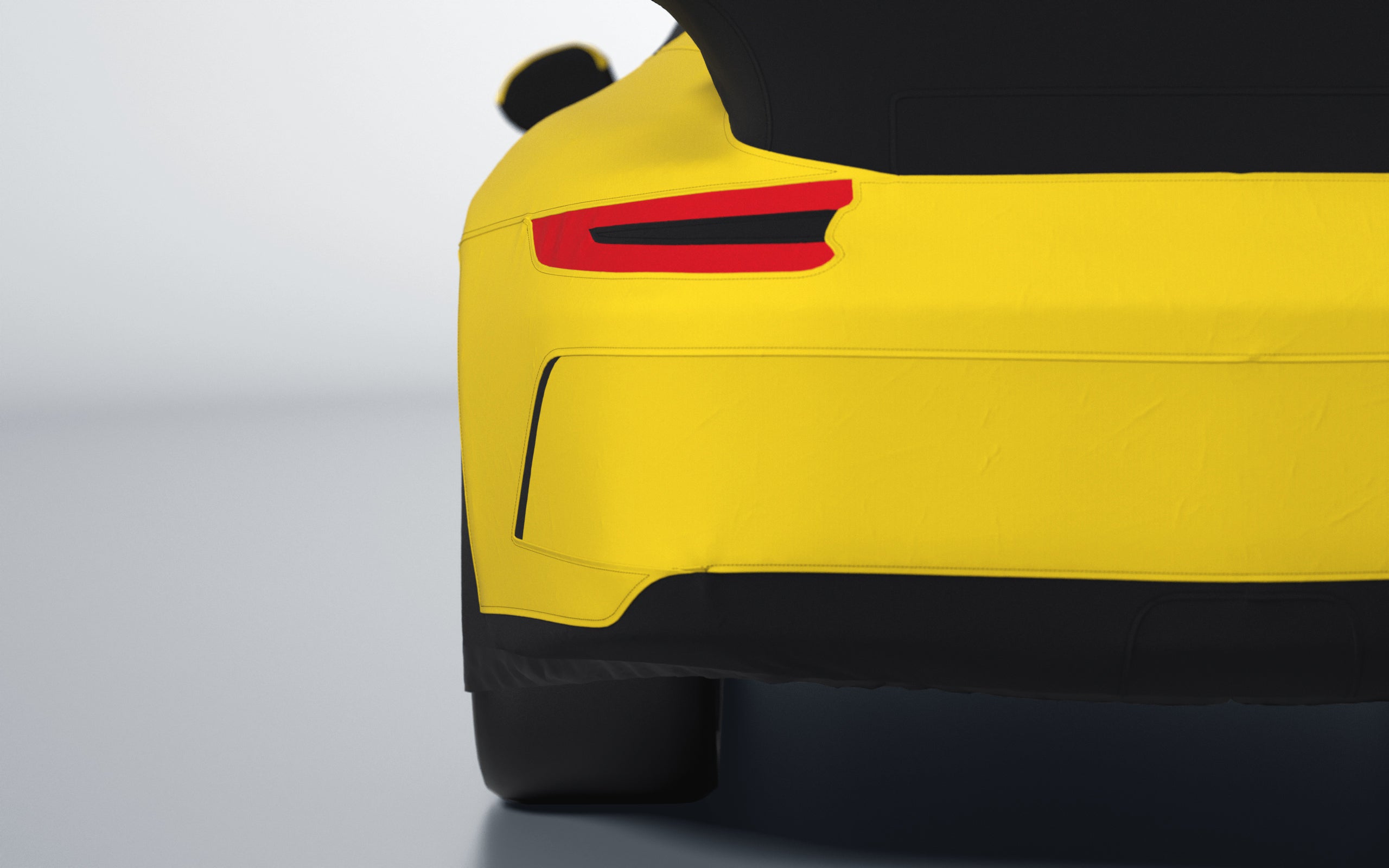 Goodwool tailor-made car cover for Porsche 911 (991.2) GT3 — Yellow 340