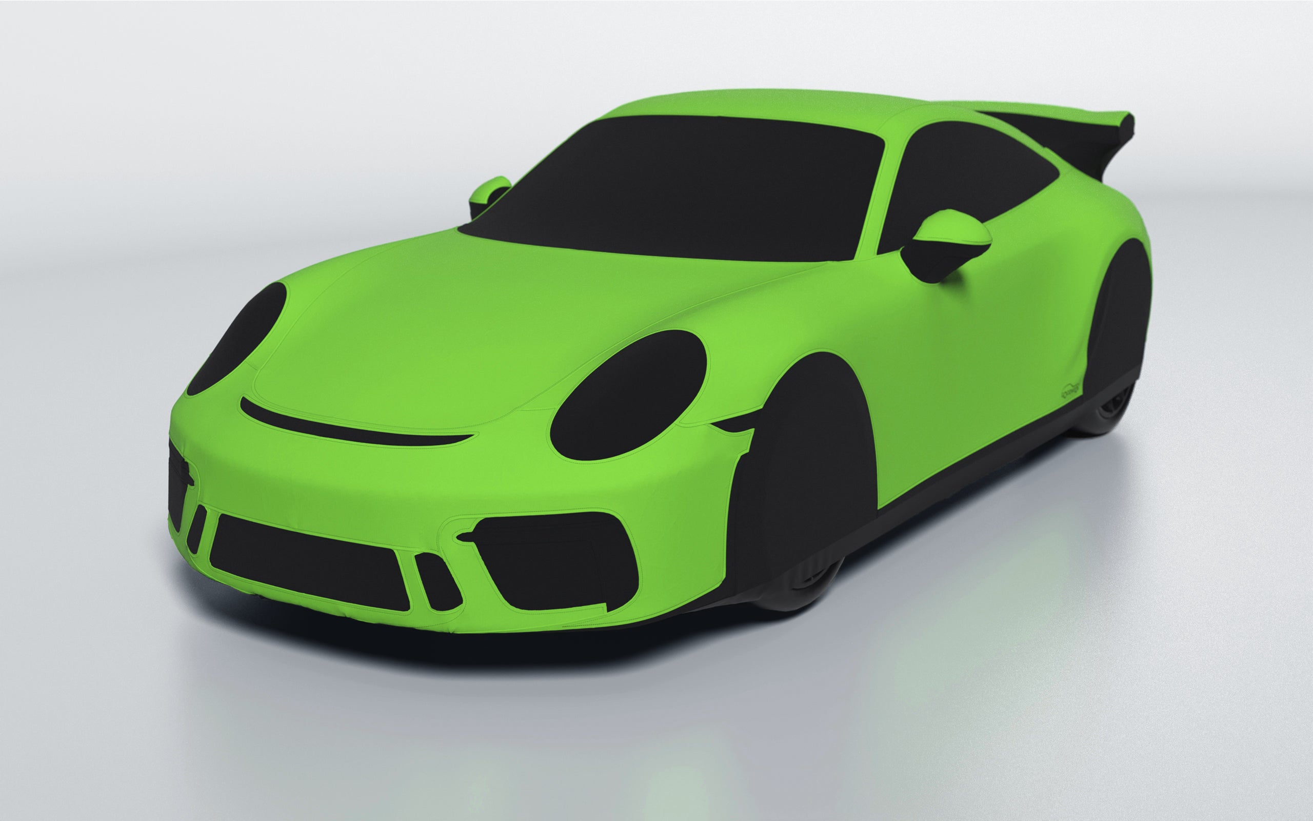 Goodwool tailor-made car cover for Porsche 911 (991.2) GT3 — Green 430