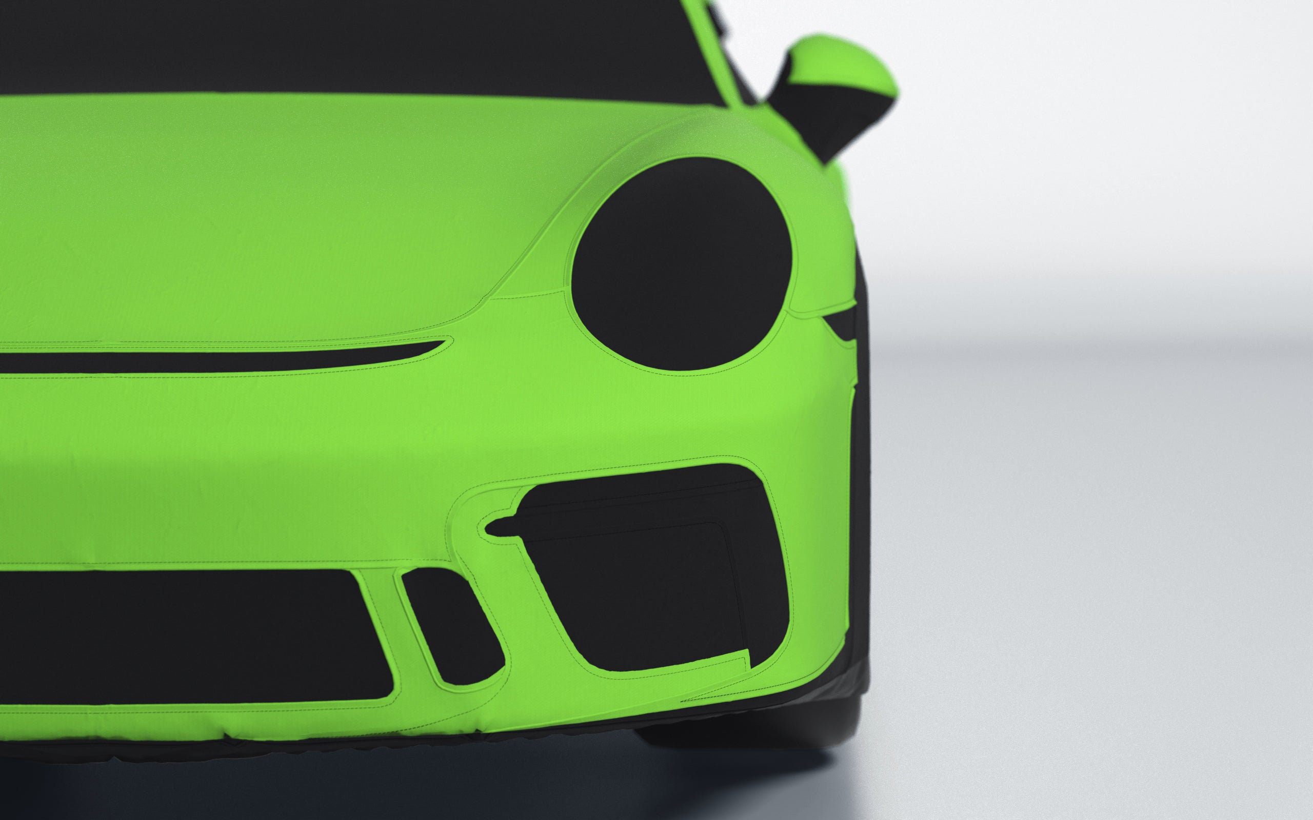 Goodwool tailor-made car cover for Porsche 911 (991.2) GT3 — Green 430