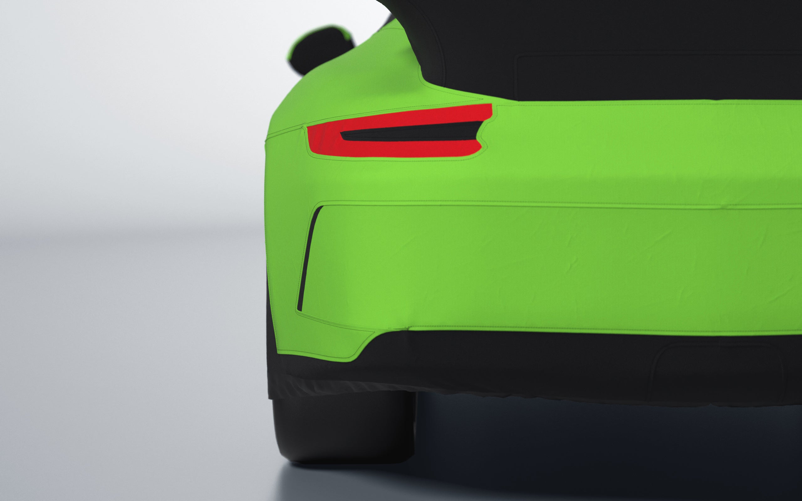 Goodwool tailor-made car cover for Porsche 911 (991.2) GT3 — Green 430