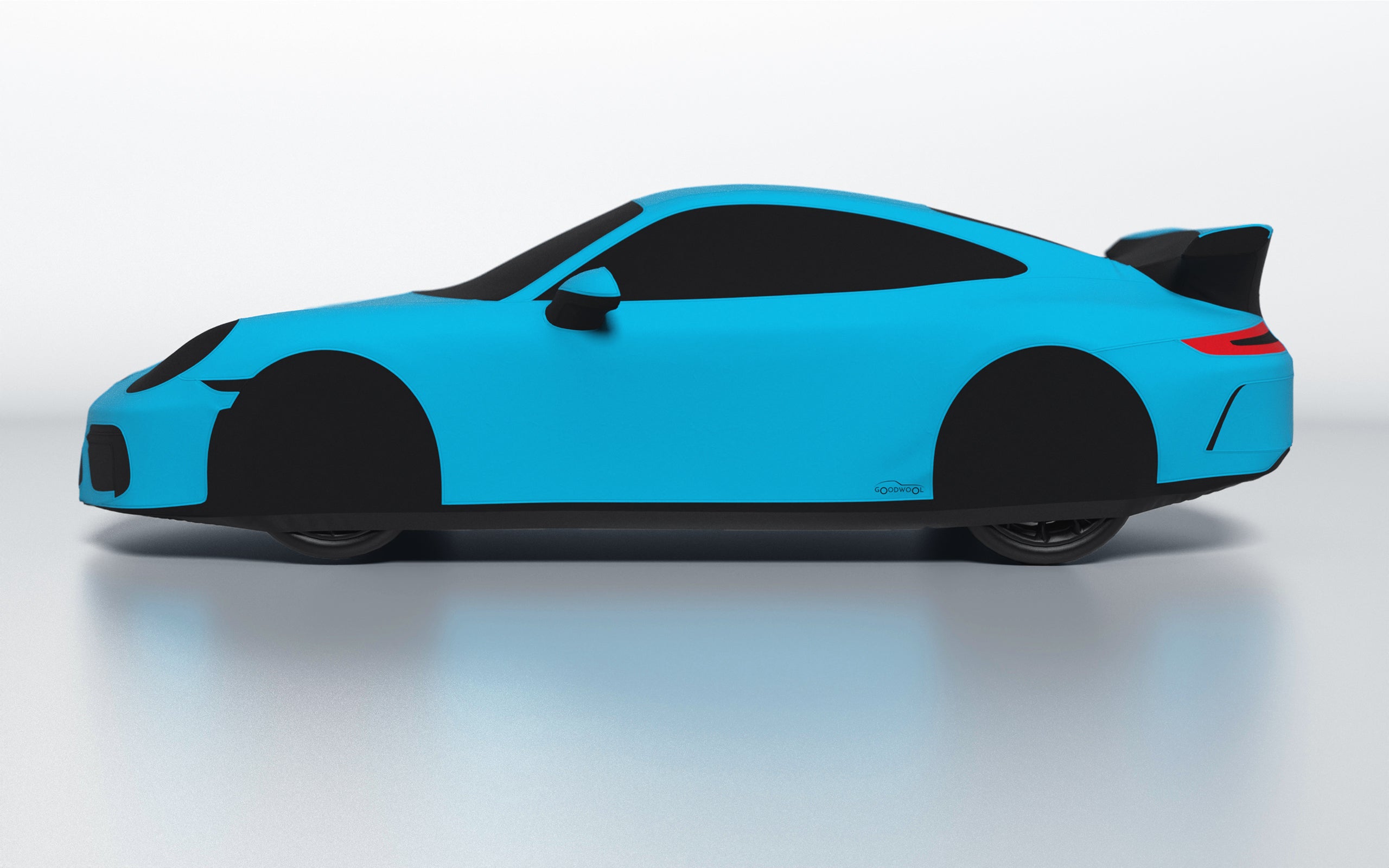 Goodwool tailor-made car cover for Porsche 911 (991.2) GT3 — Blue 525