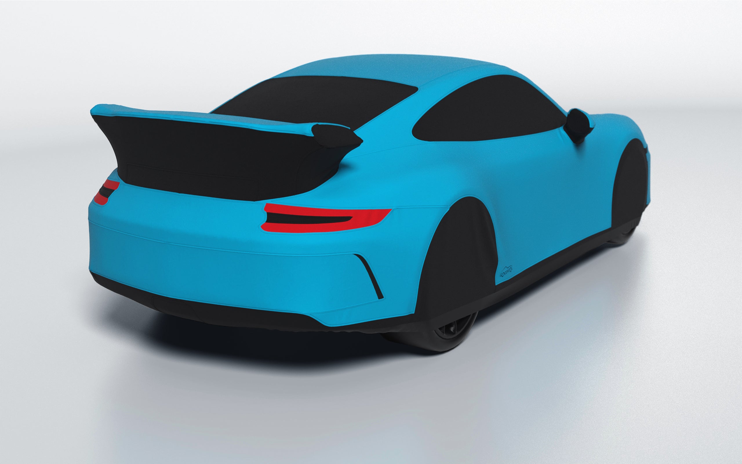 Goodwool tailor-made car cover for Porsche 911 (991.2) GT3 — Blue 525