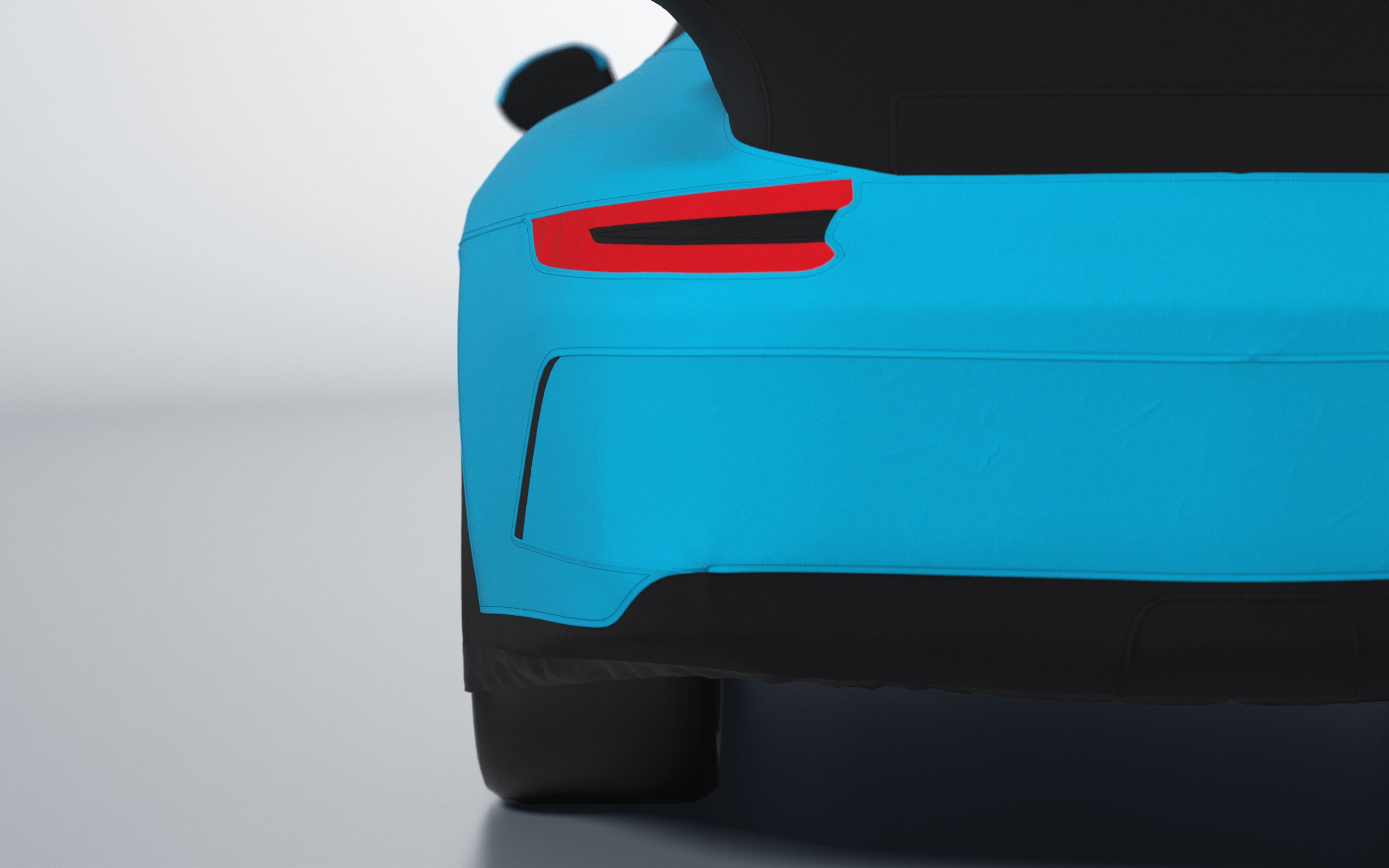 Goodwool tailor-made car cover for Porsche 911 (991.2) GT3 — Blue 525